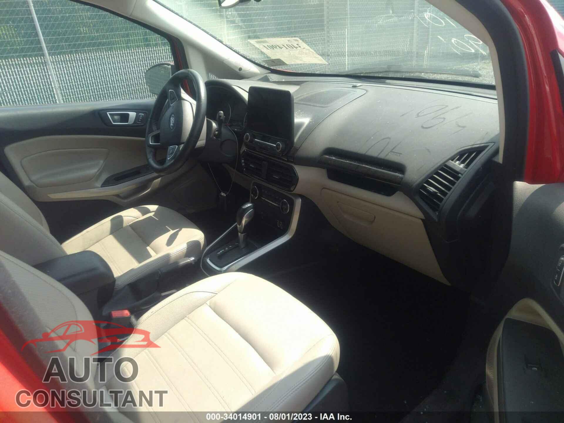 FORD ECOSPORT 2019 - MAJ6S3KL4KC291770