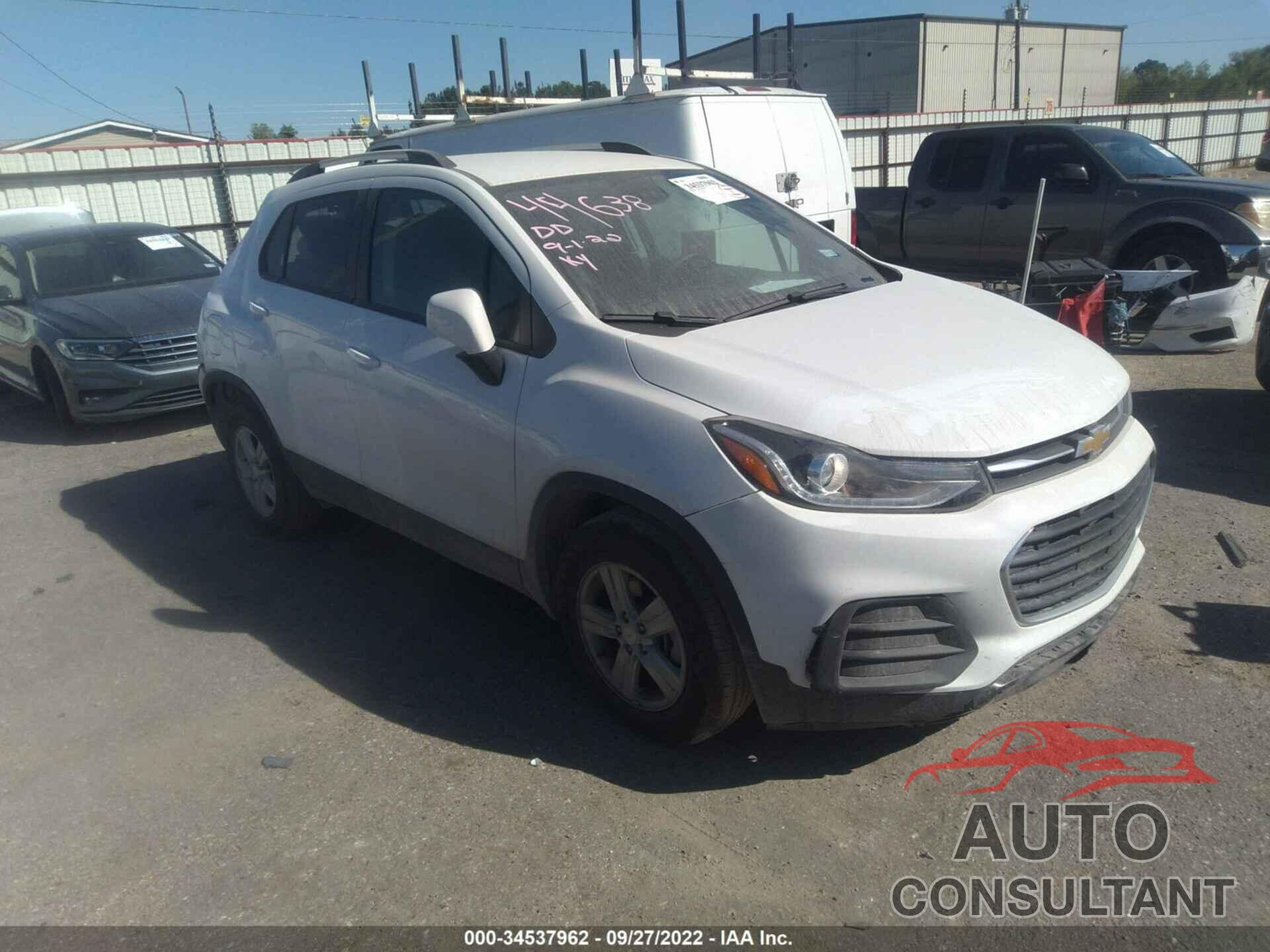 CHEVROLET TRAX 2022 - KL7CJLSM1NB509633