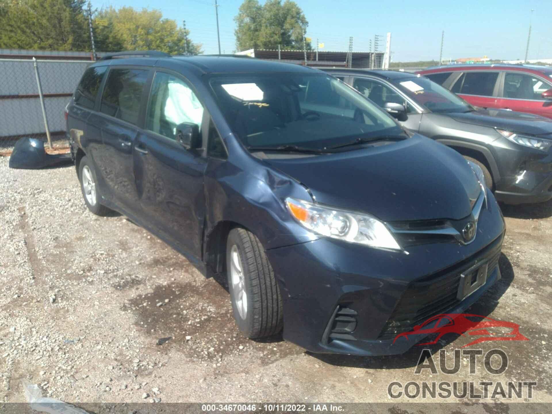 TOYOTA SIENNA 2020 - 5TDKZ3DC7LS025421