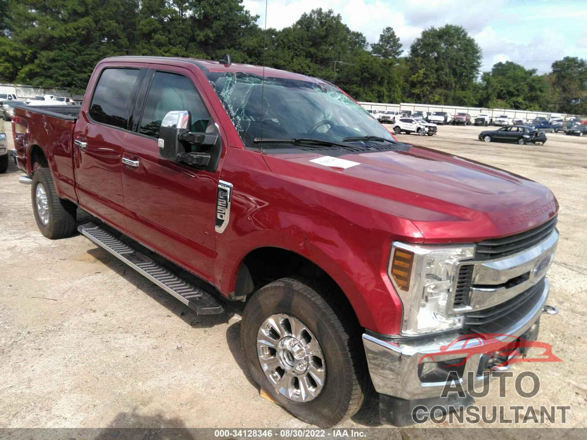 FORD SUPER DUTY F-250 SRW 2019 - 1FT7W2B6XKEG83387