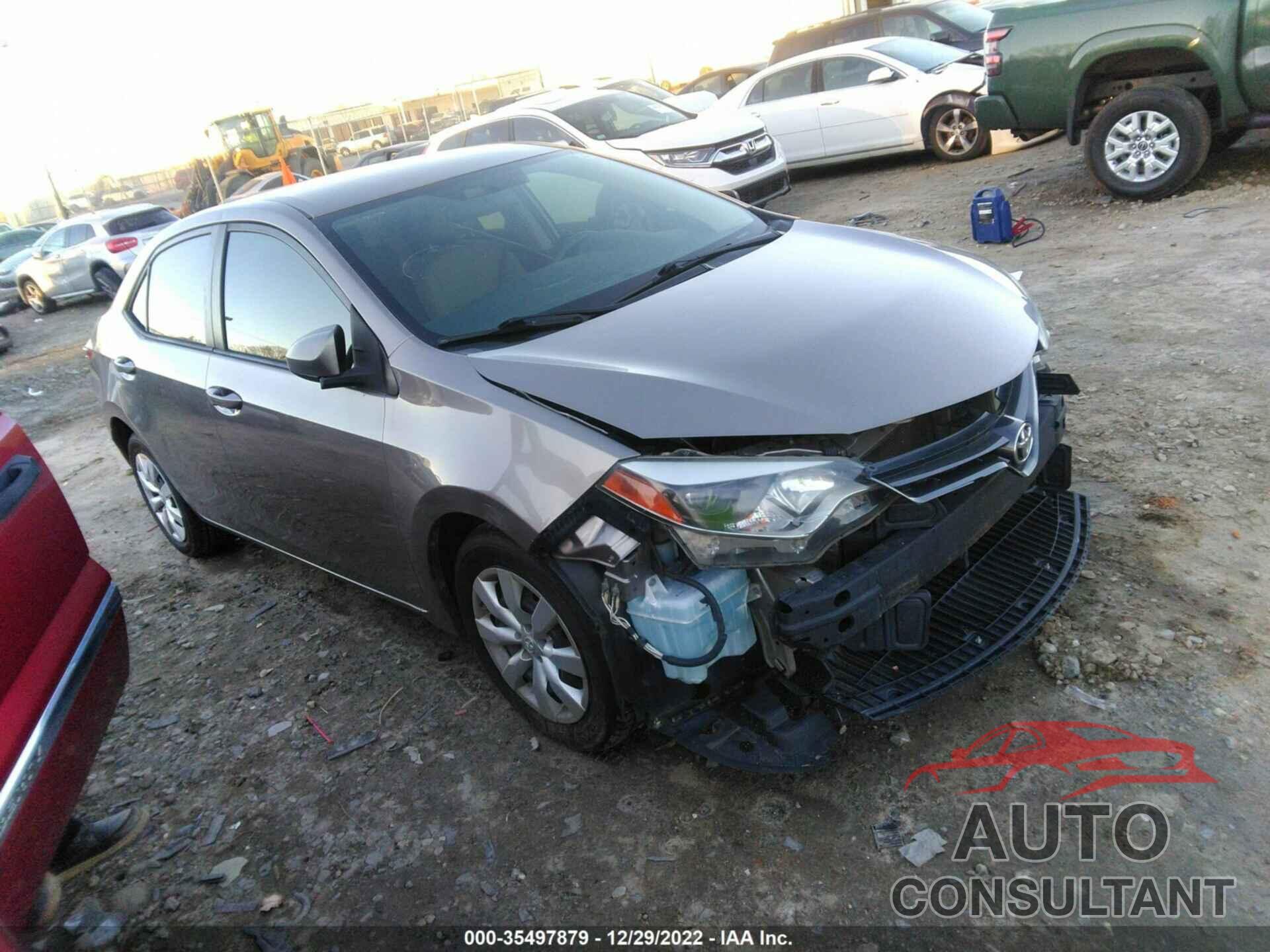 TOYOTA COROLLA 2015 - 5YFBURHE2FP340492