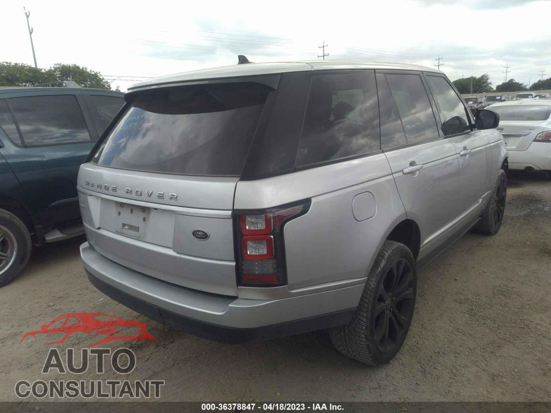 LAND ROVER RANGE ROVER 2015 - SALGS2VF8FA233864