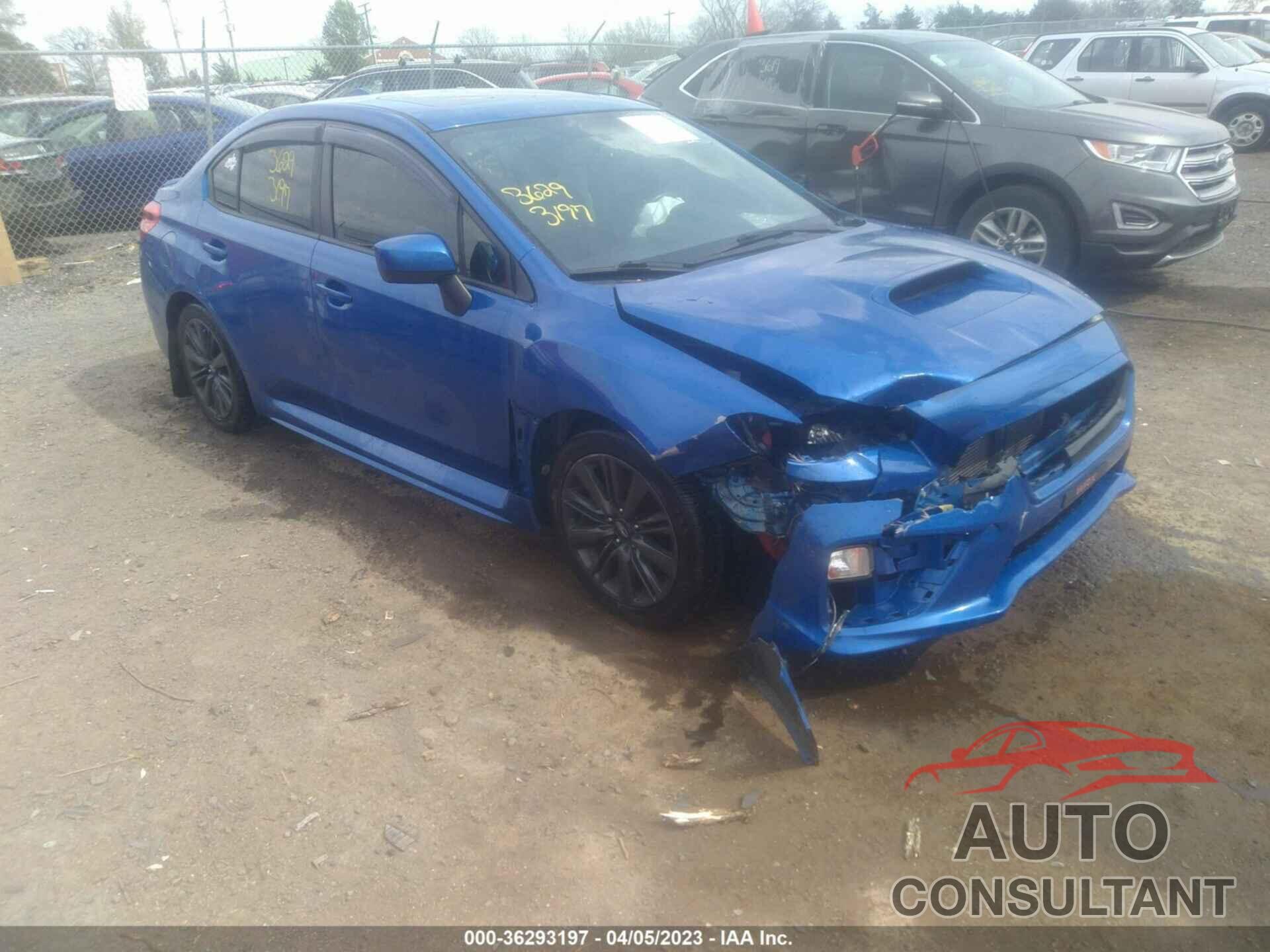 SUBARU WRX 2015 - JF1VA1D60F9803327