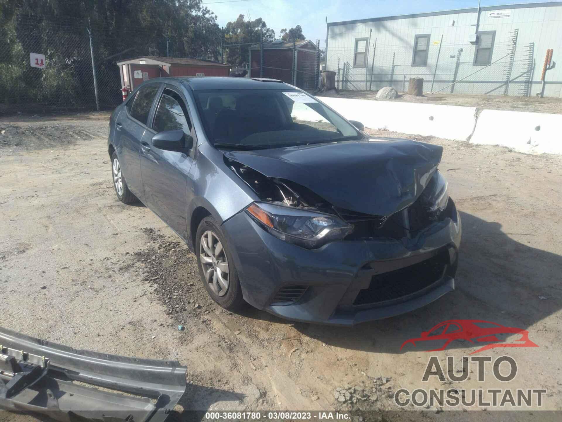 TOYOTA COROLLA 2015 - 5YFBURHEXFP231276