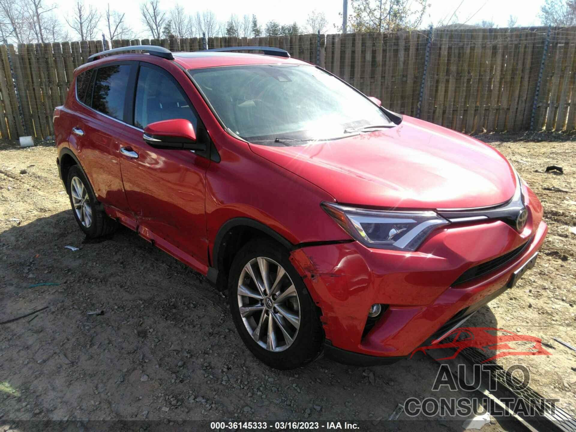 TOYOTA RAV4 2017 - 2T3DFREV5HW689825