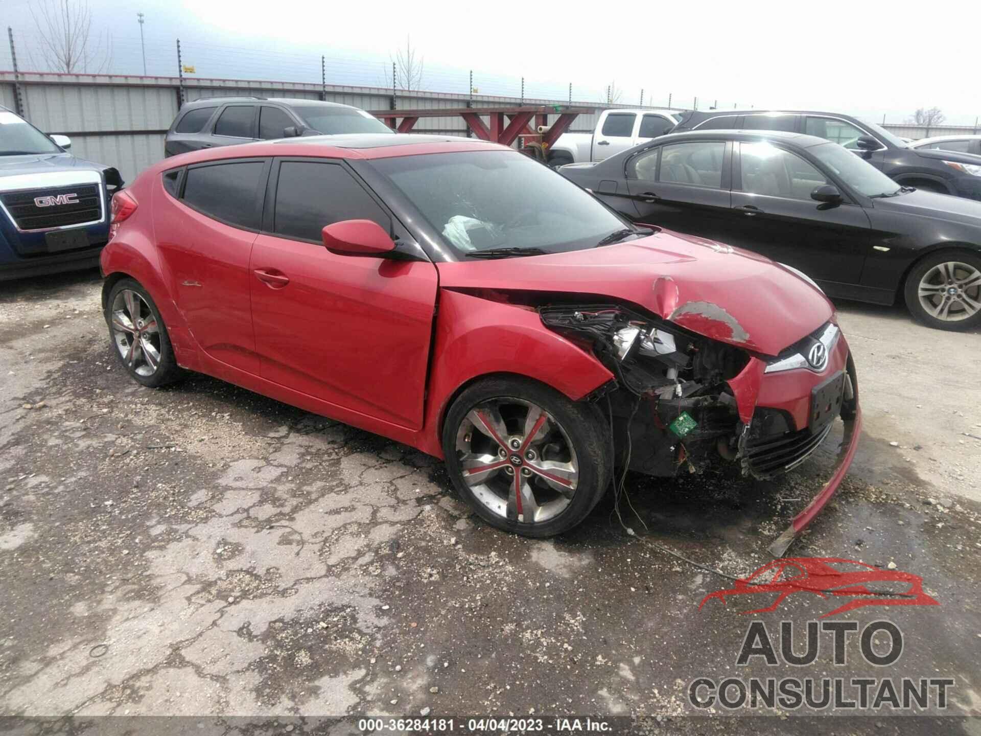 HYUNDAI VELOSTER 2016 - KMHTC6AD8GU256099