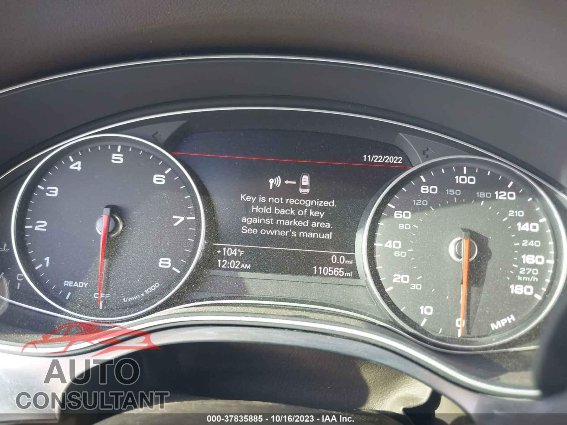 AUDI A6 2016 - WAUFGAFC7GN009673