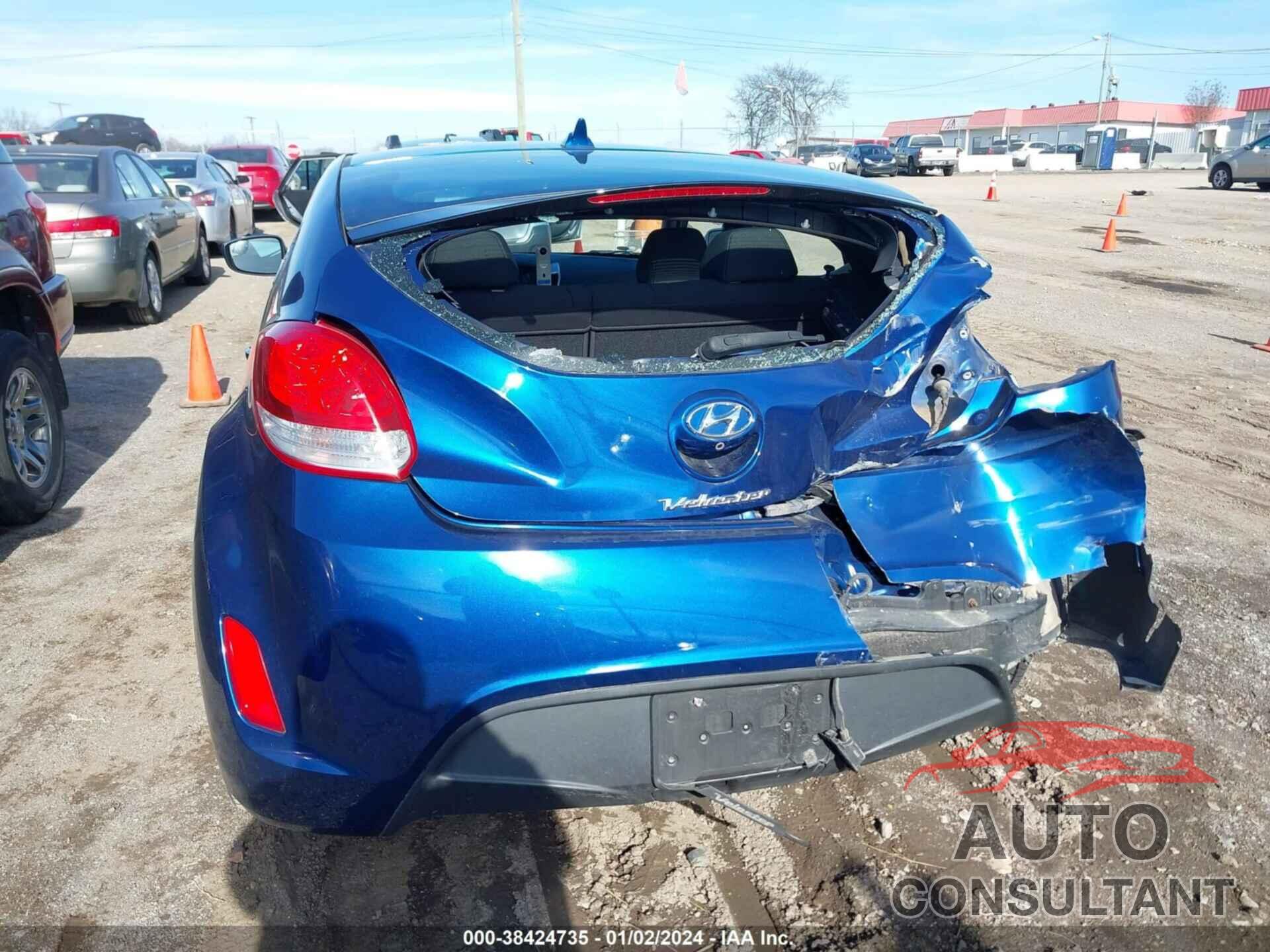 HYUNDAI VELOSTER 2017 - KMHTC6AD2HU310286