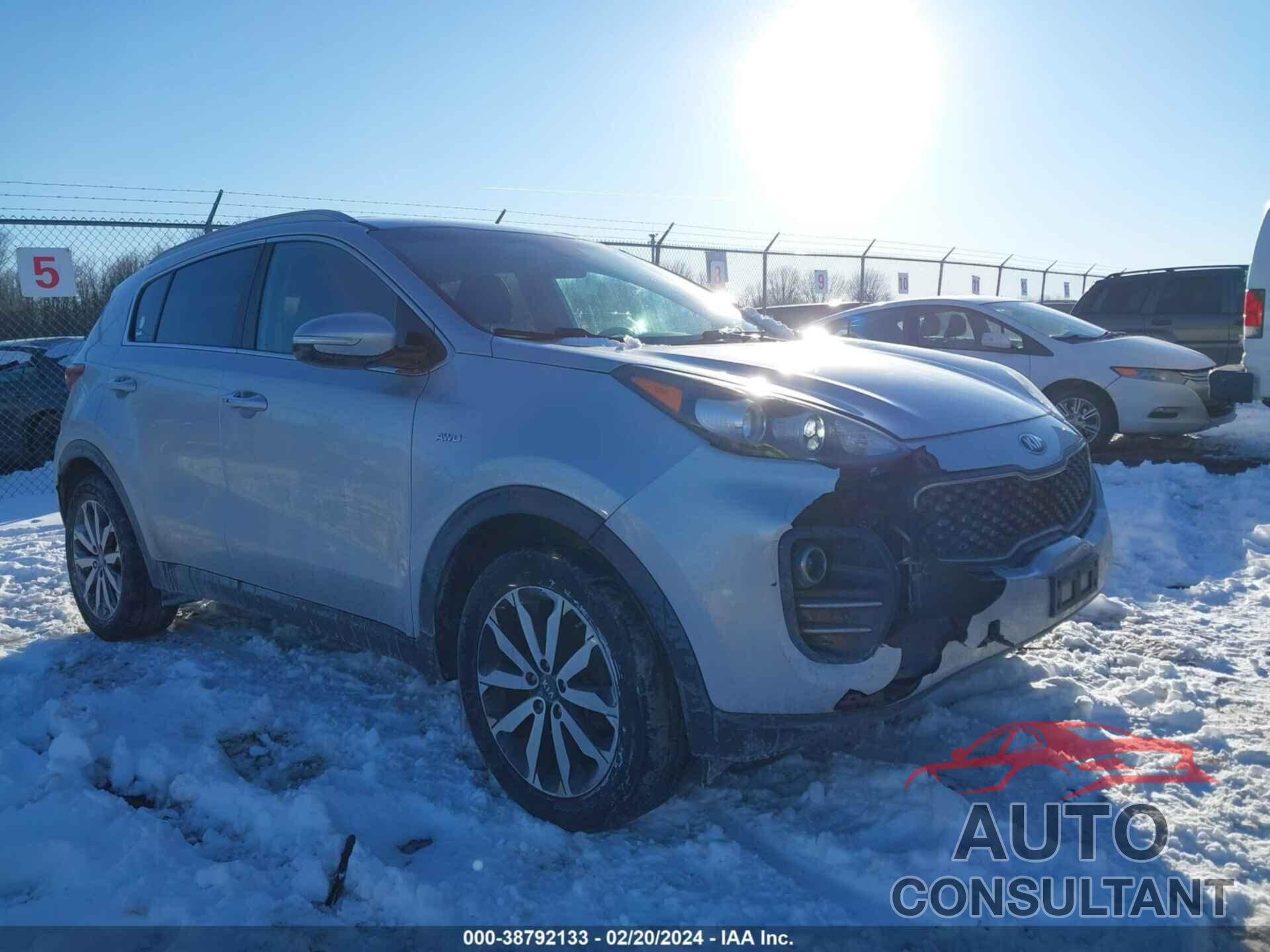 KIA SPORTAGE 2018 - KNDPNCAC8J7428790