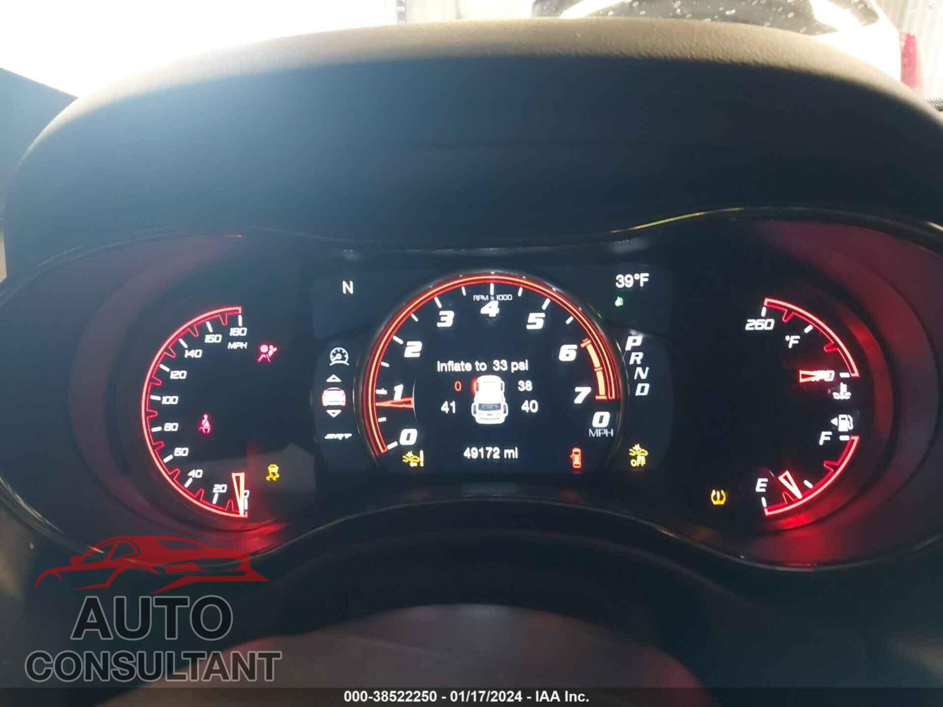 DODGE DURANGO 2020 - 1C4SDJGJ6LC141496