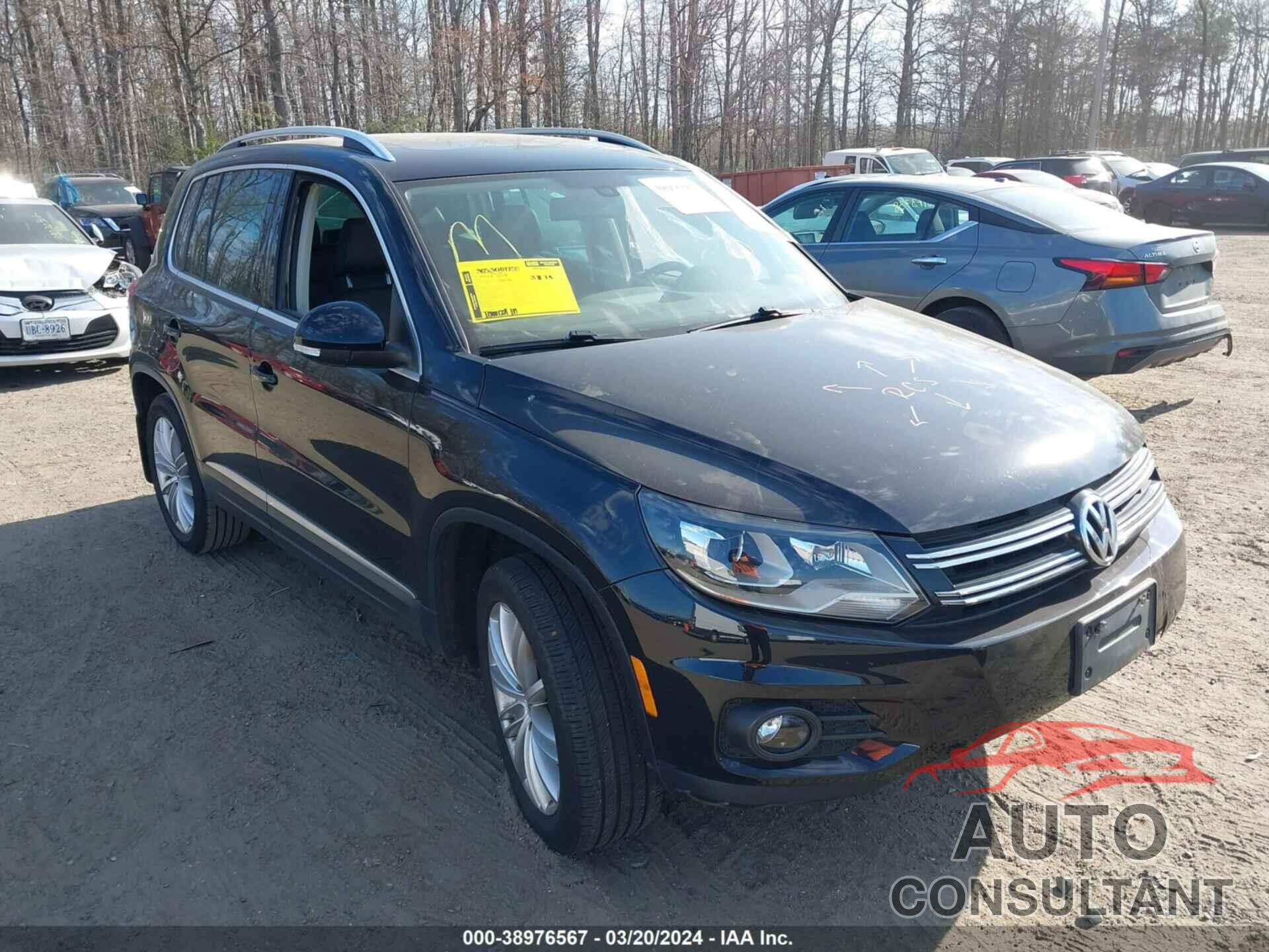 VOLKSWAGEN TIGUAN 2016 - WVGBV7AX7GW567033