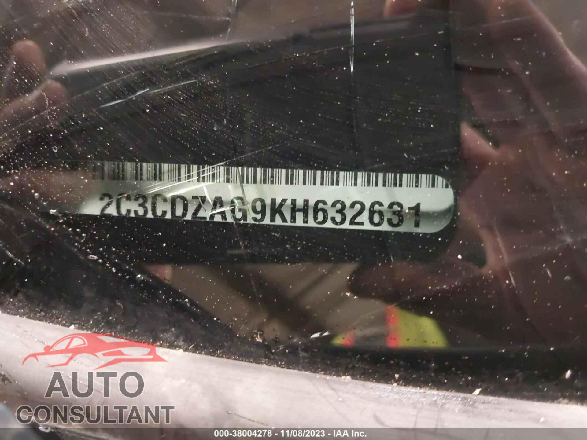 DODGE CHALLENGER 2019 - 2C3CDZAG9KH632631