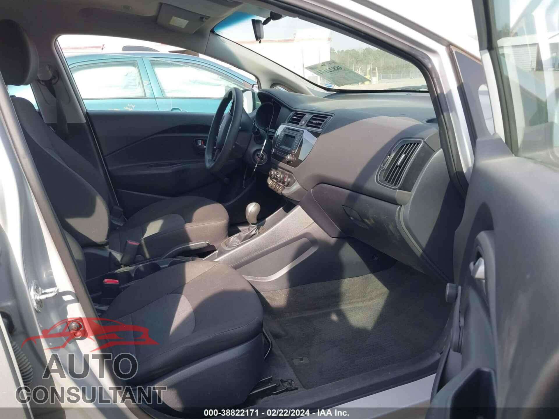 KIA RIO 2017 - KNADM4A30H6051302
