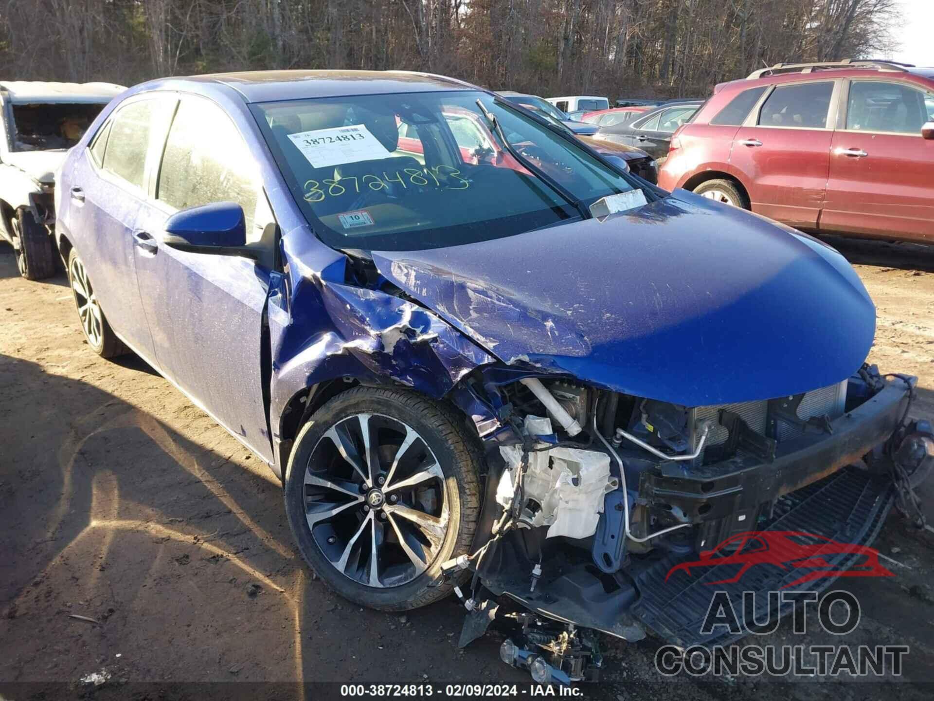 TOYOTA COROLLA 2017 - 2T1BURHE7HC873831