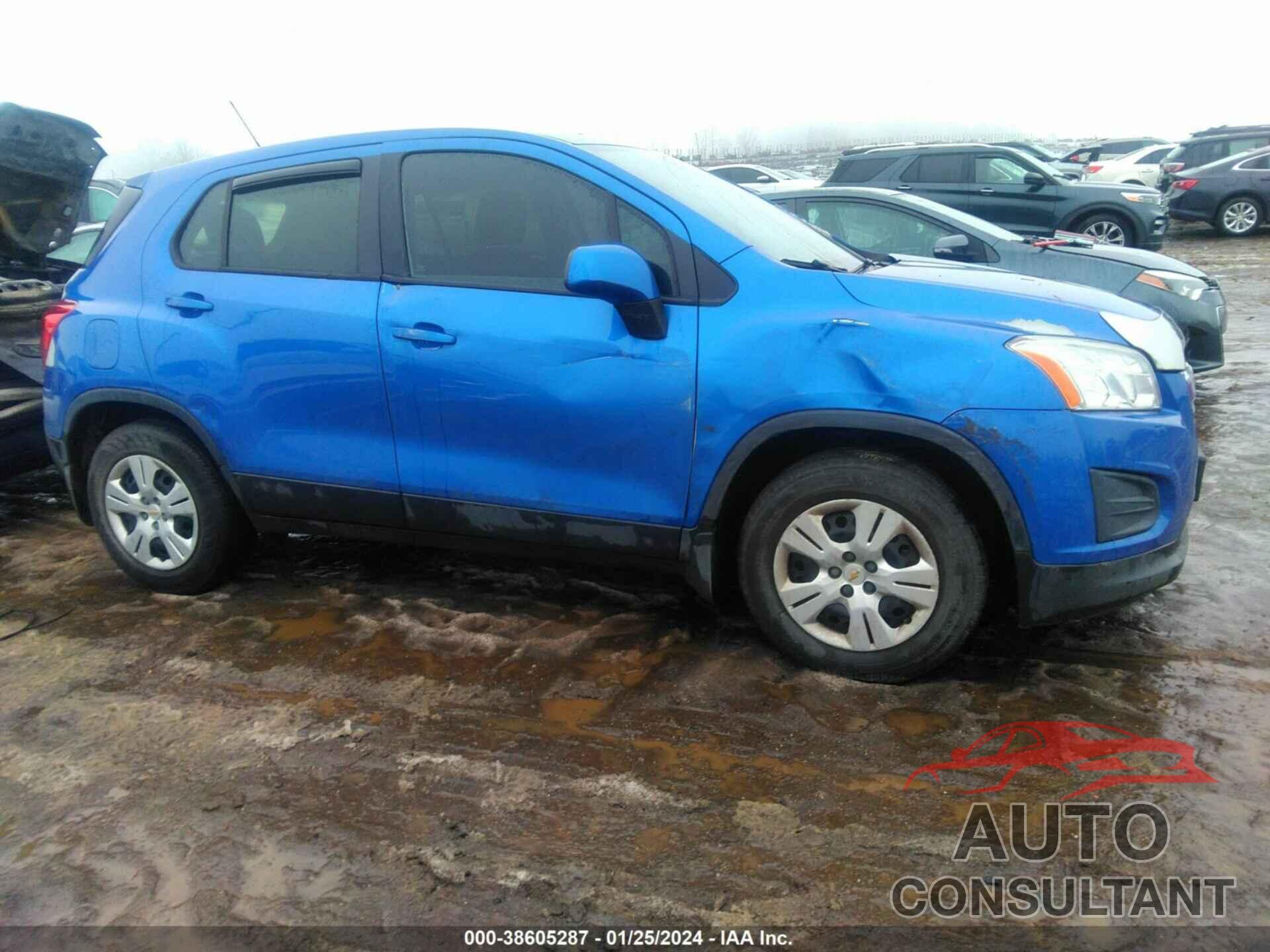 CHEVROLET TRAX 2016 - KL7CJKSB1GB529506