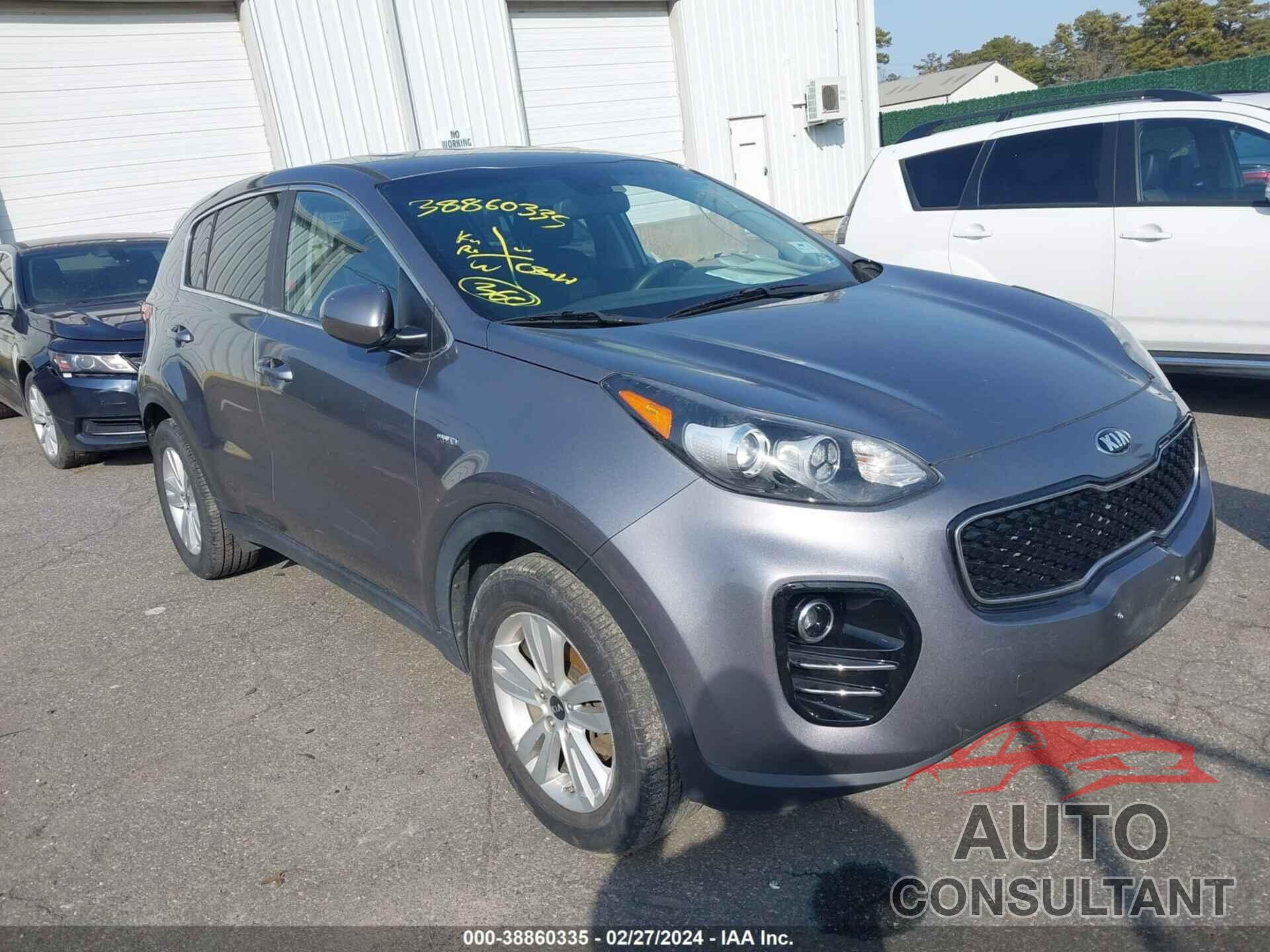 KIA SPORTAGE 2017 - KNDPMCAC3H7220359