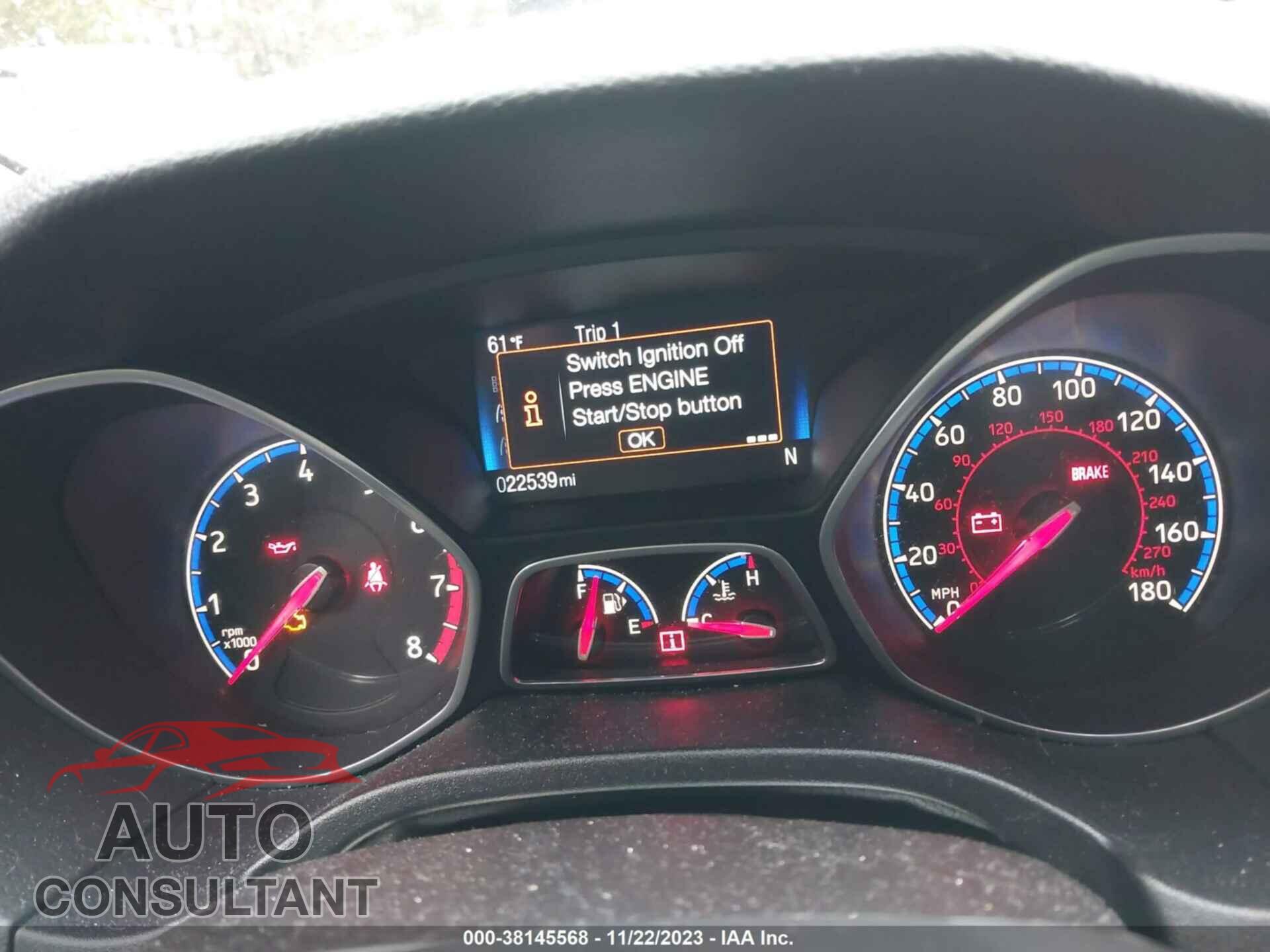 FORD FOCUS RS 2018 - WF0DP3TH8J4126355
