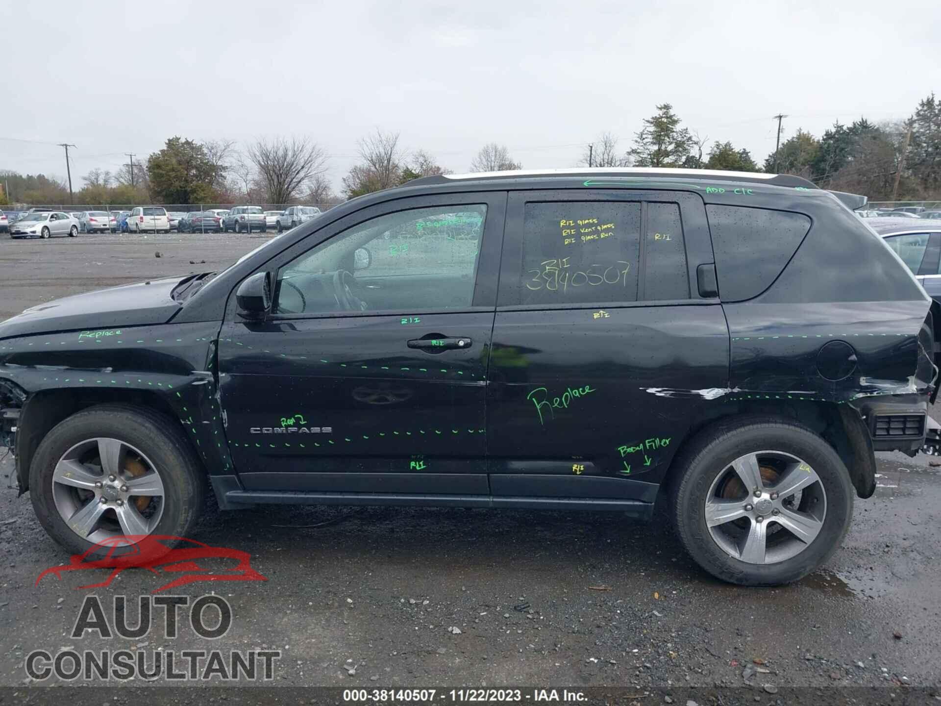 JEEP COMPASS 2017 - 1C4NJDEB9HD170110