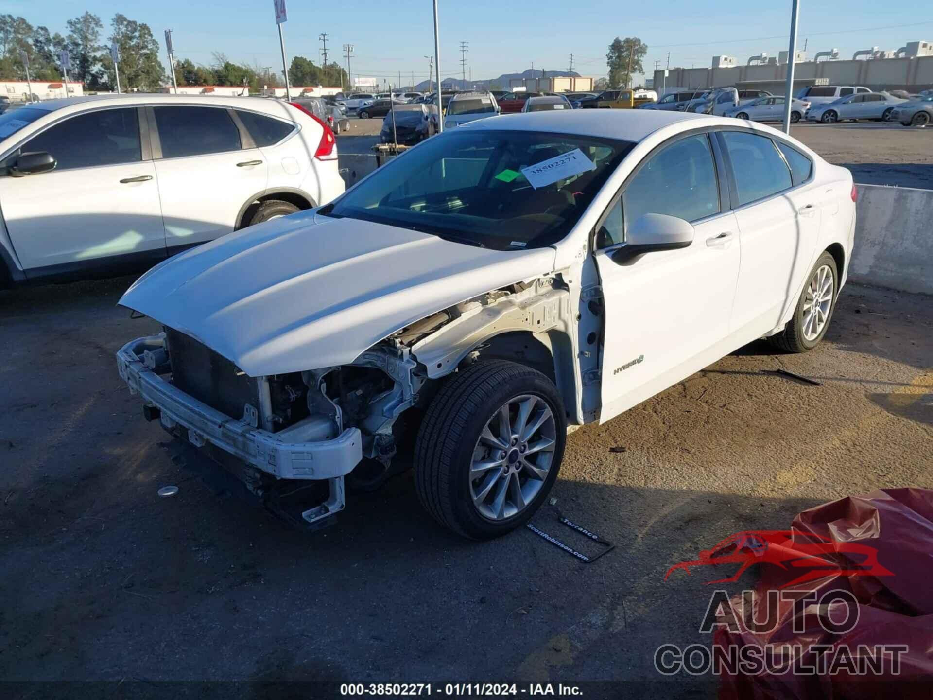 FORD FUSION HYBRID 2017 - 3FA6P0LU5HR191095