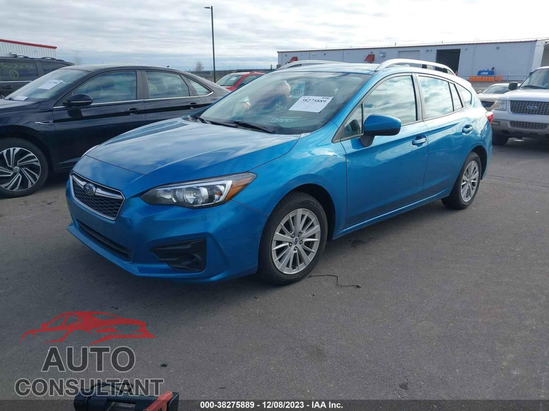 SUBARU IMPREZA 2017 - 4S3GTAB69H3711106