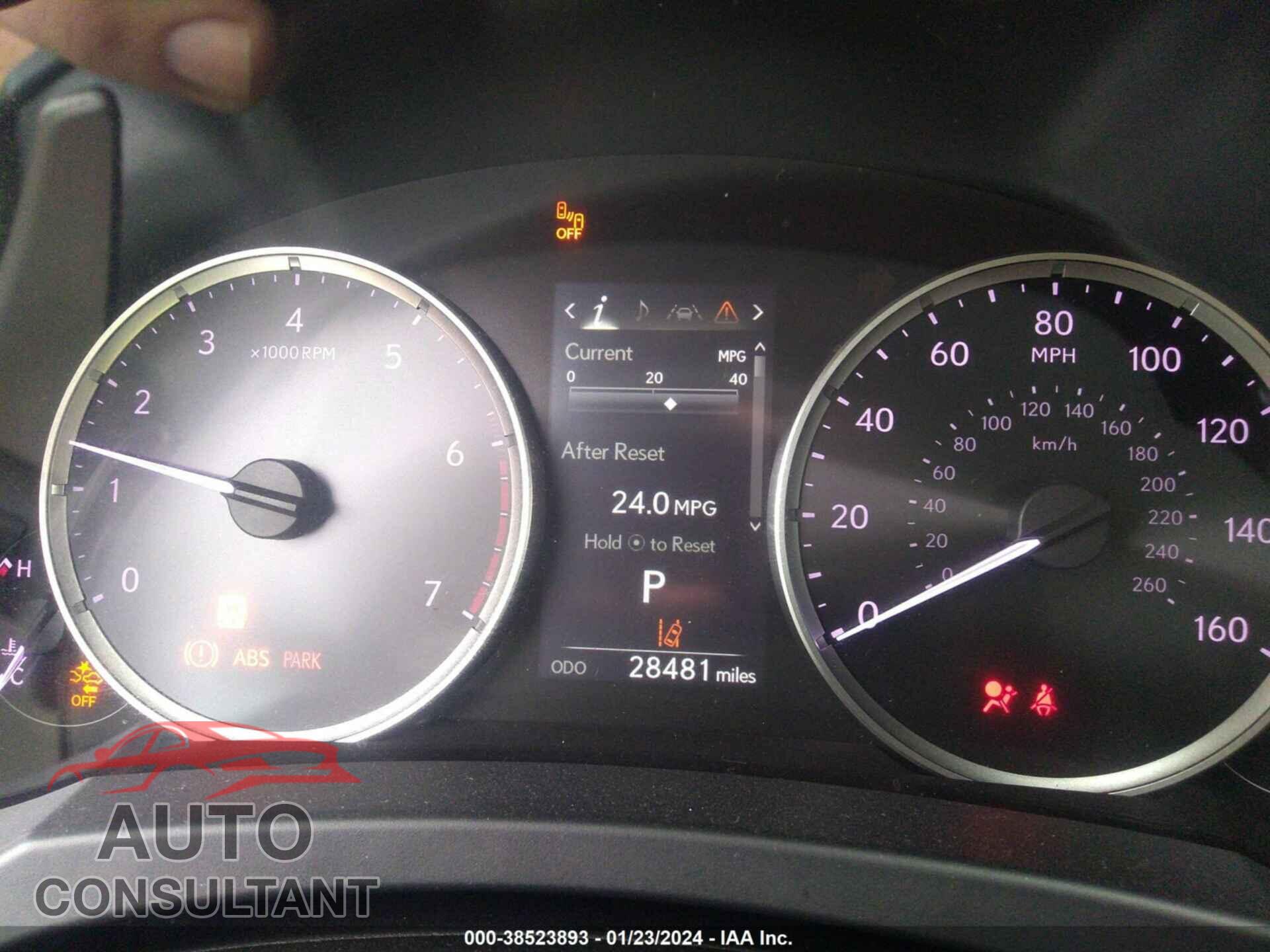 LEXUS IS 300 2021 - JTHAA1D22M5112681