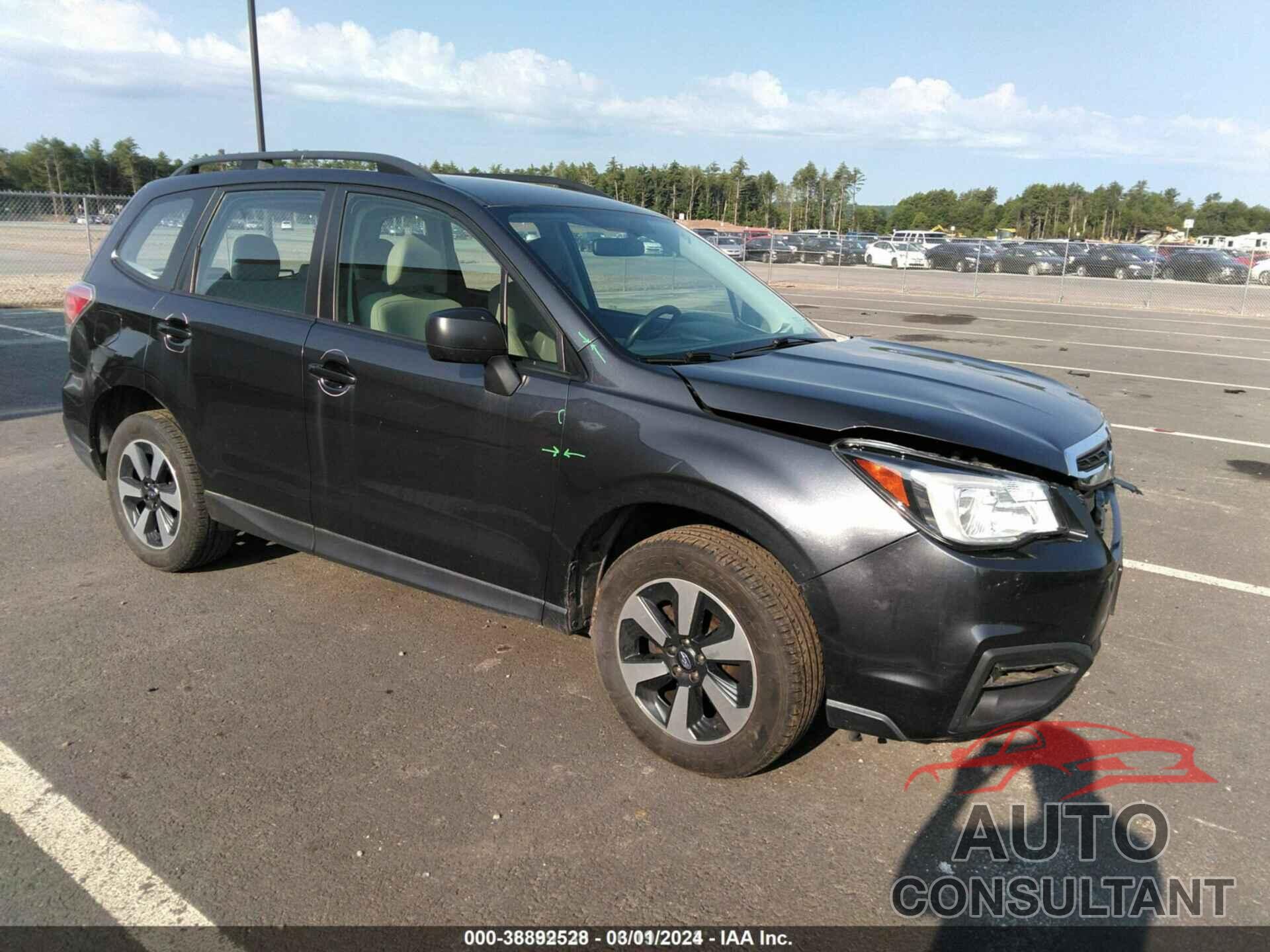 SUBARU FORESTER 2018 - JF2SJABC9JH524108