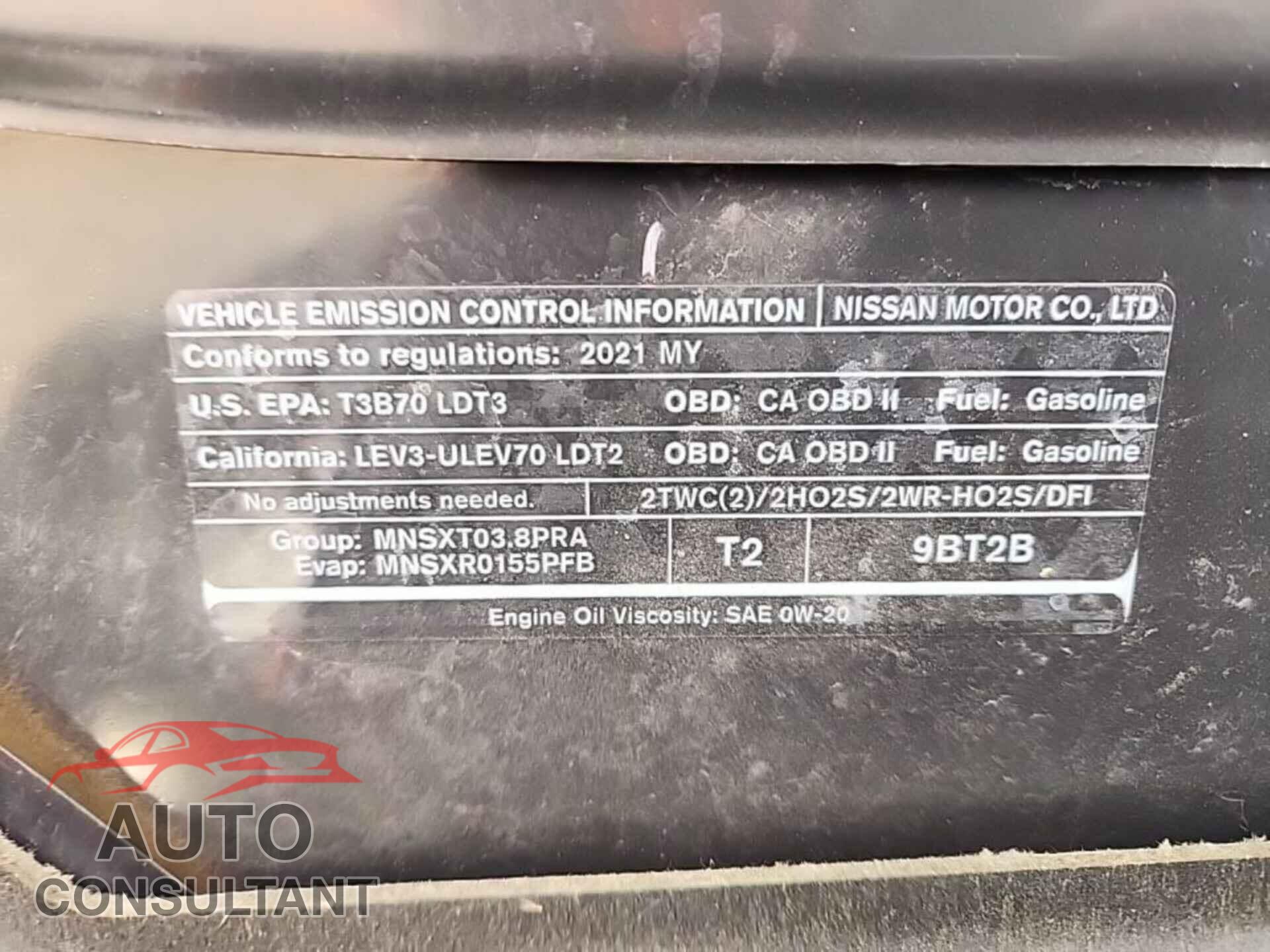 NISSAN FRONTIER 2021 - 1N6ED0EB0MN710042