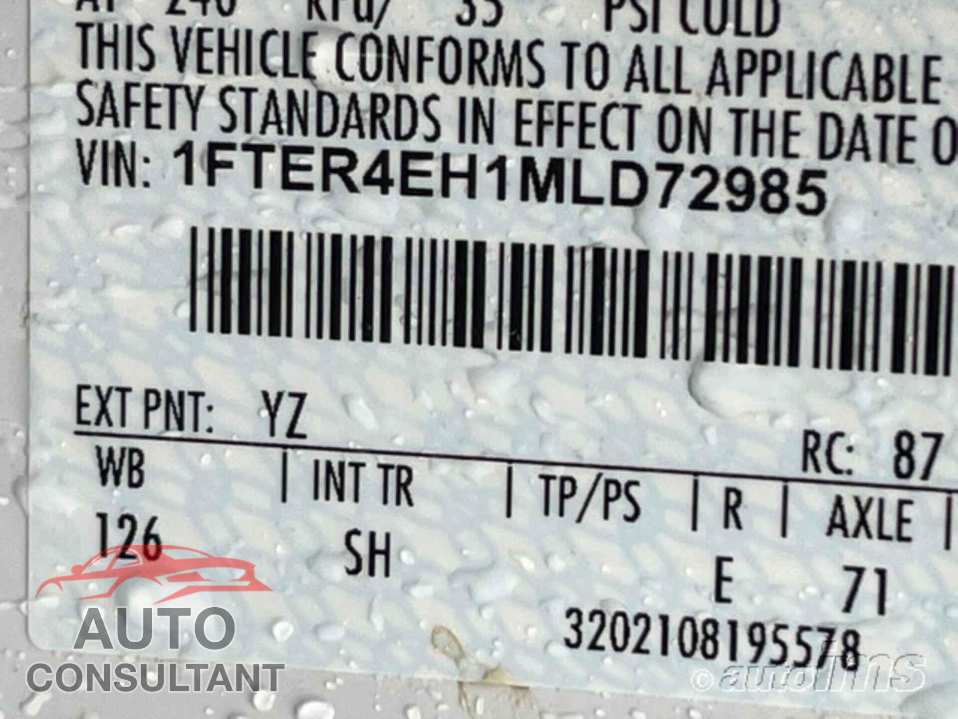 FORD RANGER 2021 - 1FTER4EH1MLD72985