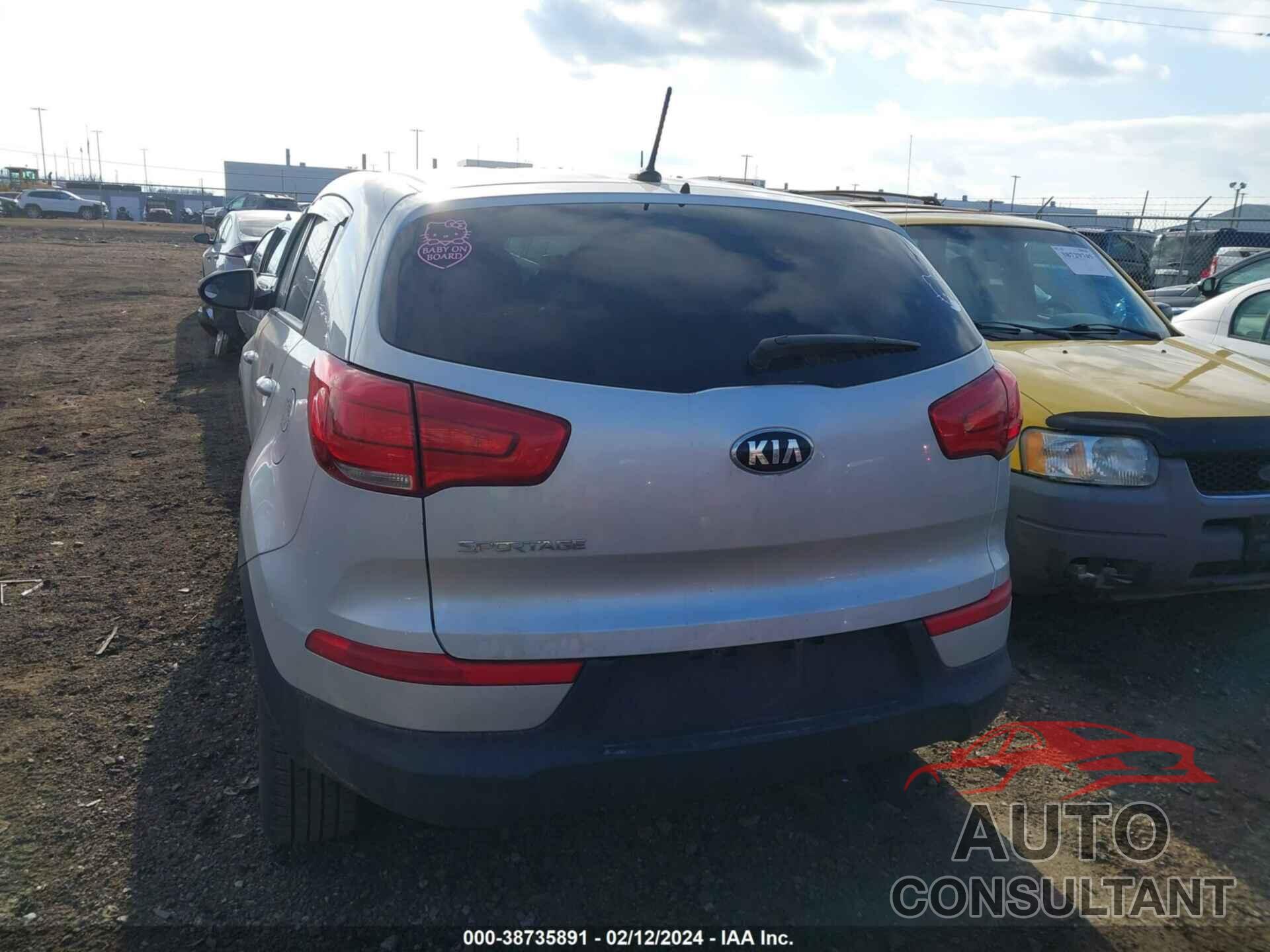 KIA SPORTAGE 2016 - KNDPB3AC9G7855641