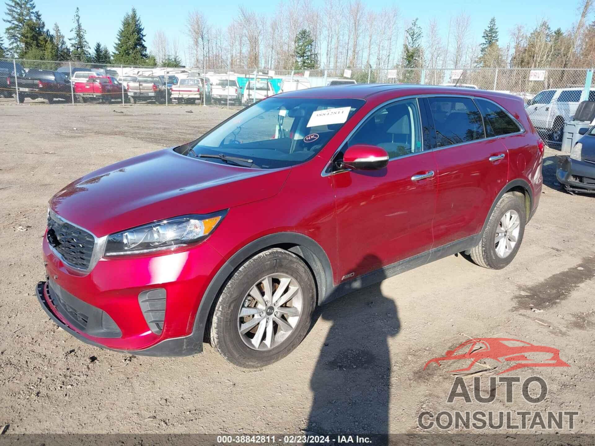 KIA SORENTO 2019 - 5XYPGDA37KG498382