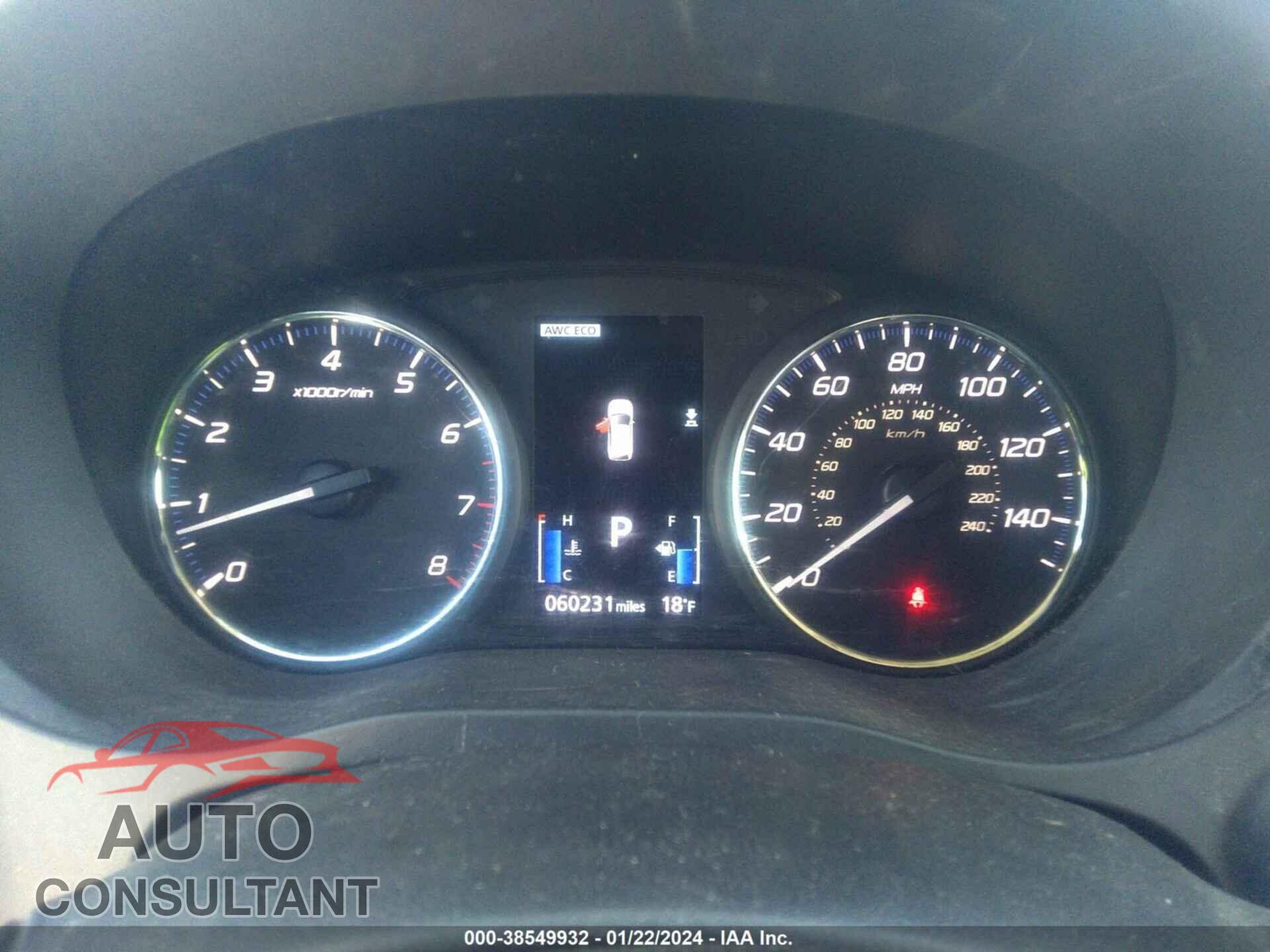 MITSUBISHI OUTLANDER 2019 - JA4AZ3A36KZ055212