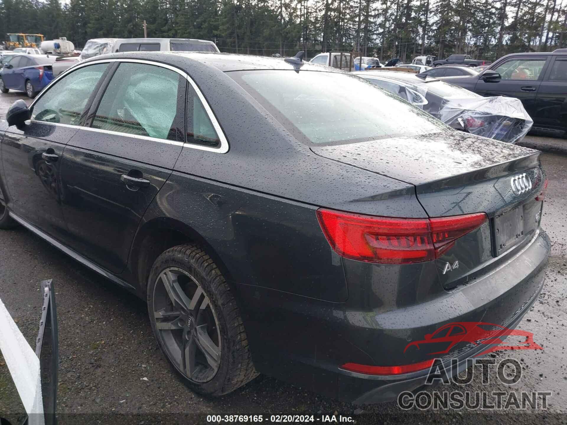 AUDI A4 2017 - WAUENAF40HN020431