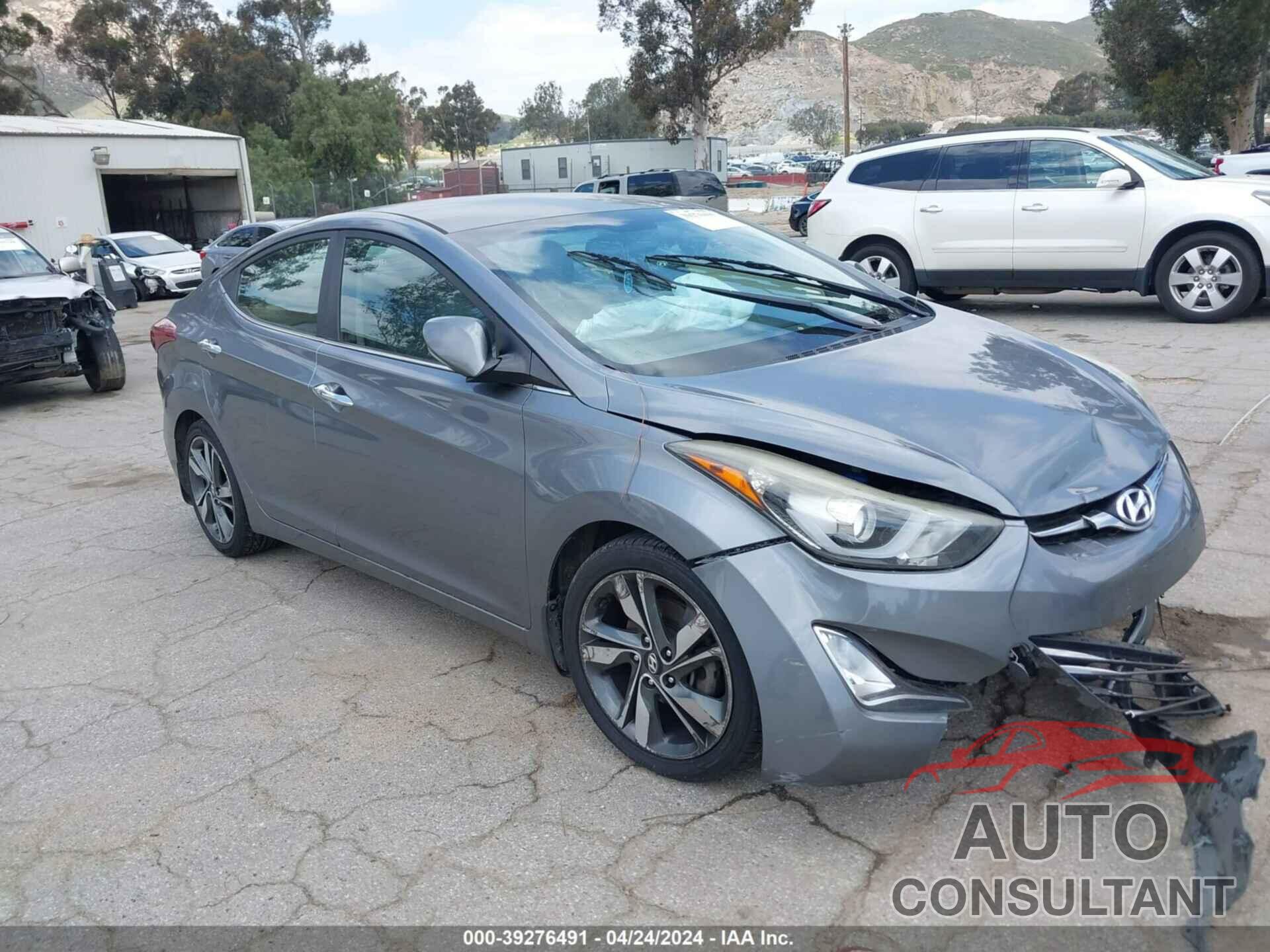 HYUNDAI ELANTRA 2016 - KMHDH4AEXGU597166