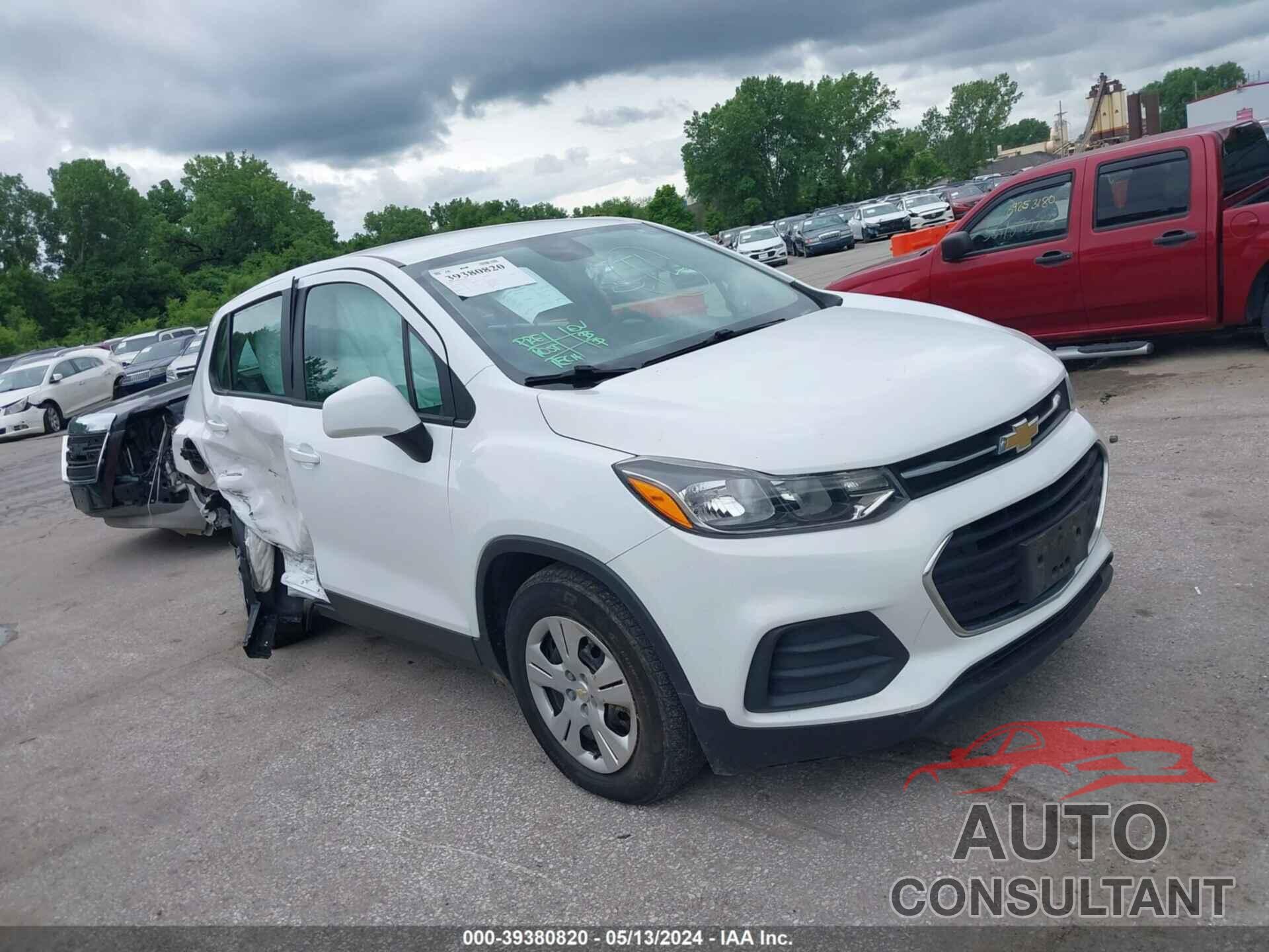 CHEVROLET TRAX 2017 - KL7CJKSB8HB147510