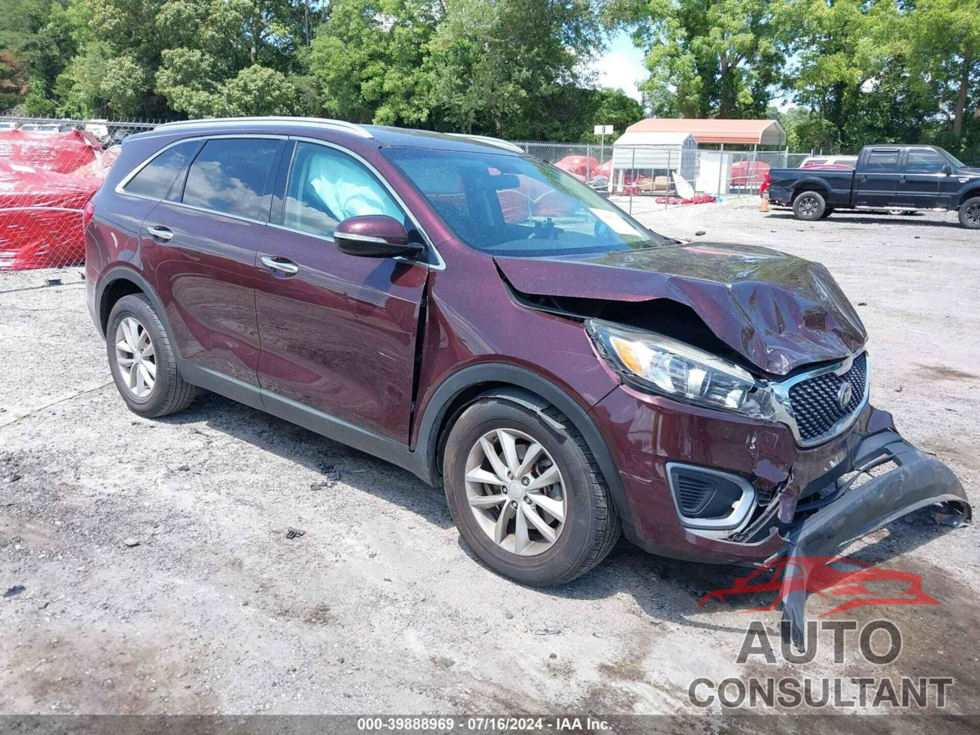 KIA SORENTO 2018 - 5XYPG4A57JG394619