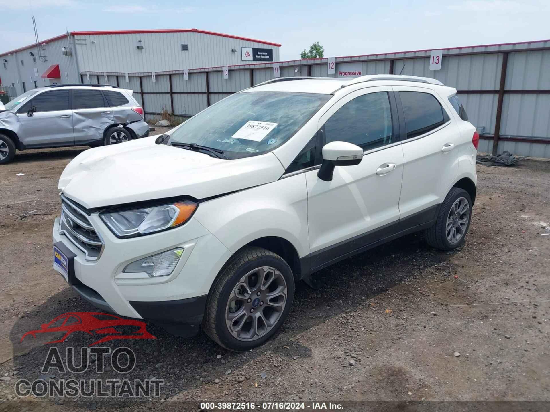 FORD ECOSPORT 2020 - MAJ6S3KL0LC344756