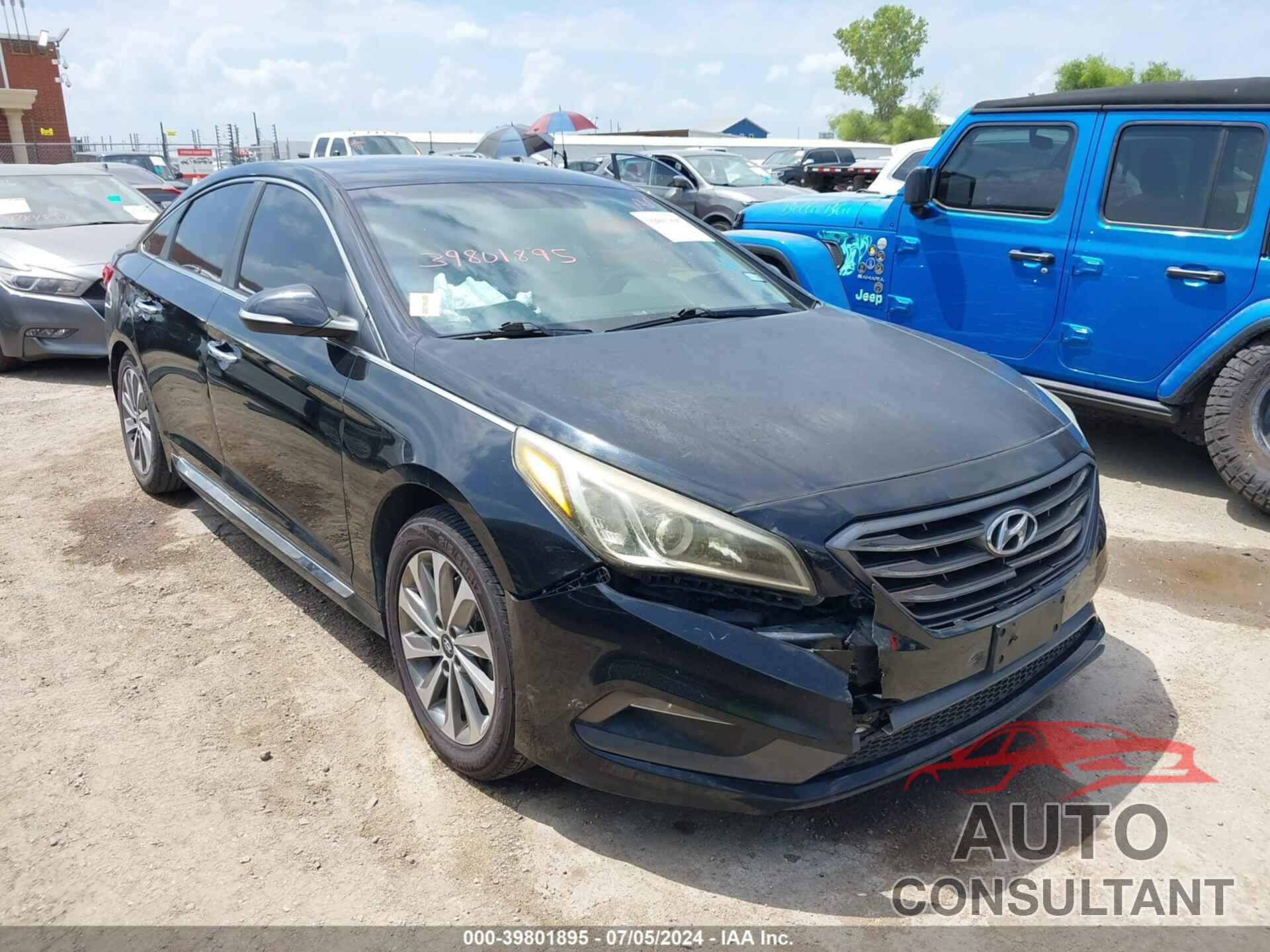 HYUNDAI SONATA 2016 - 5NPE34AF3GH289976