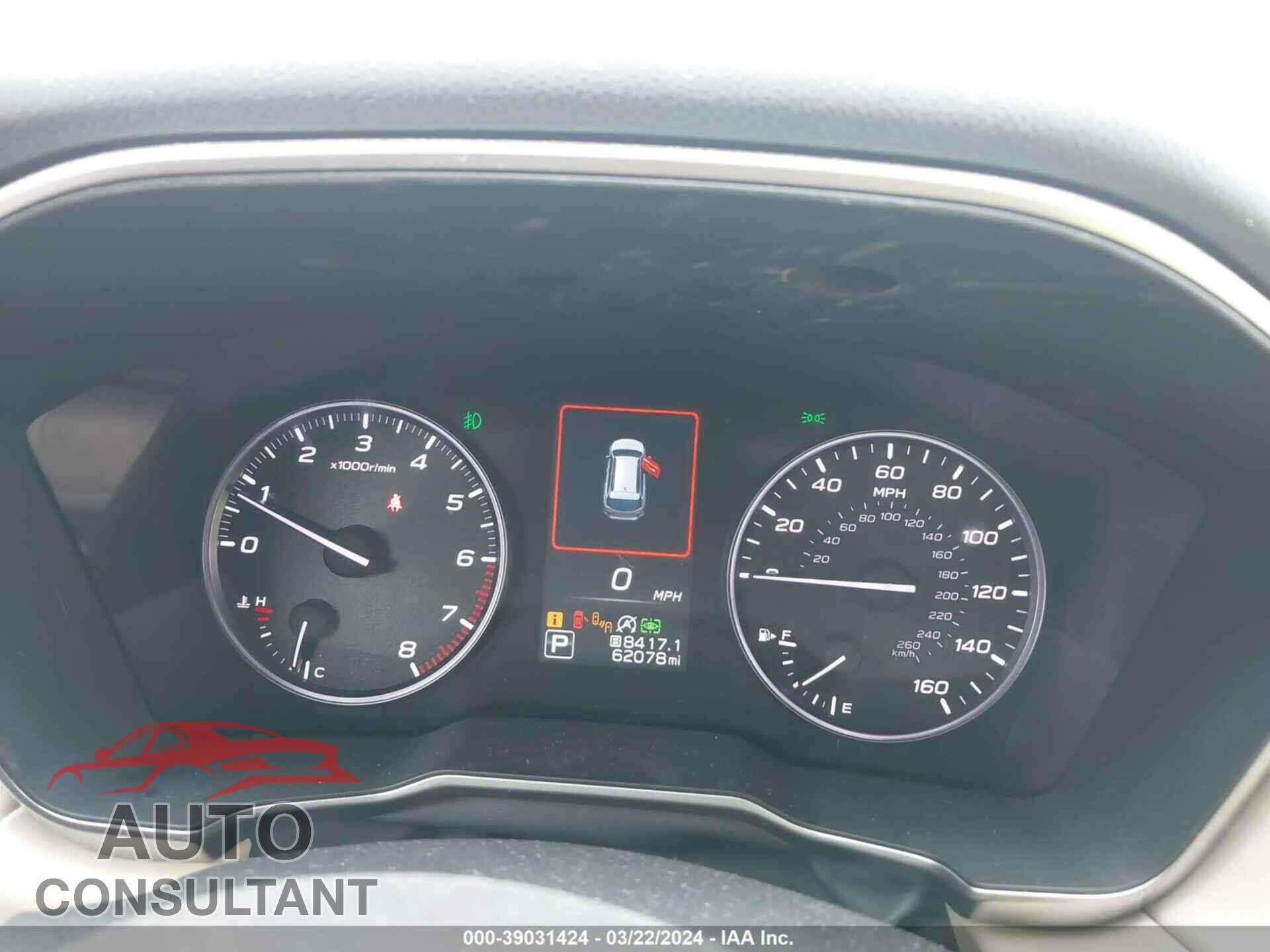 SUBARU OUTBACK 2020 - 4S4BTANC5L3207362