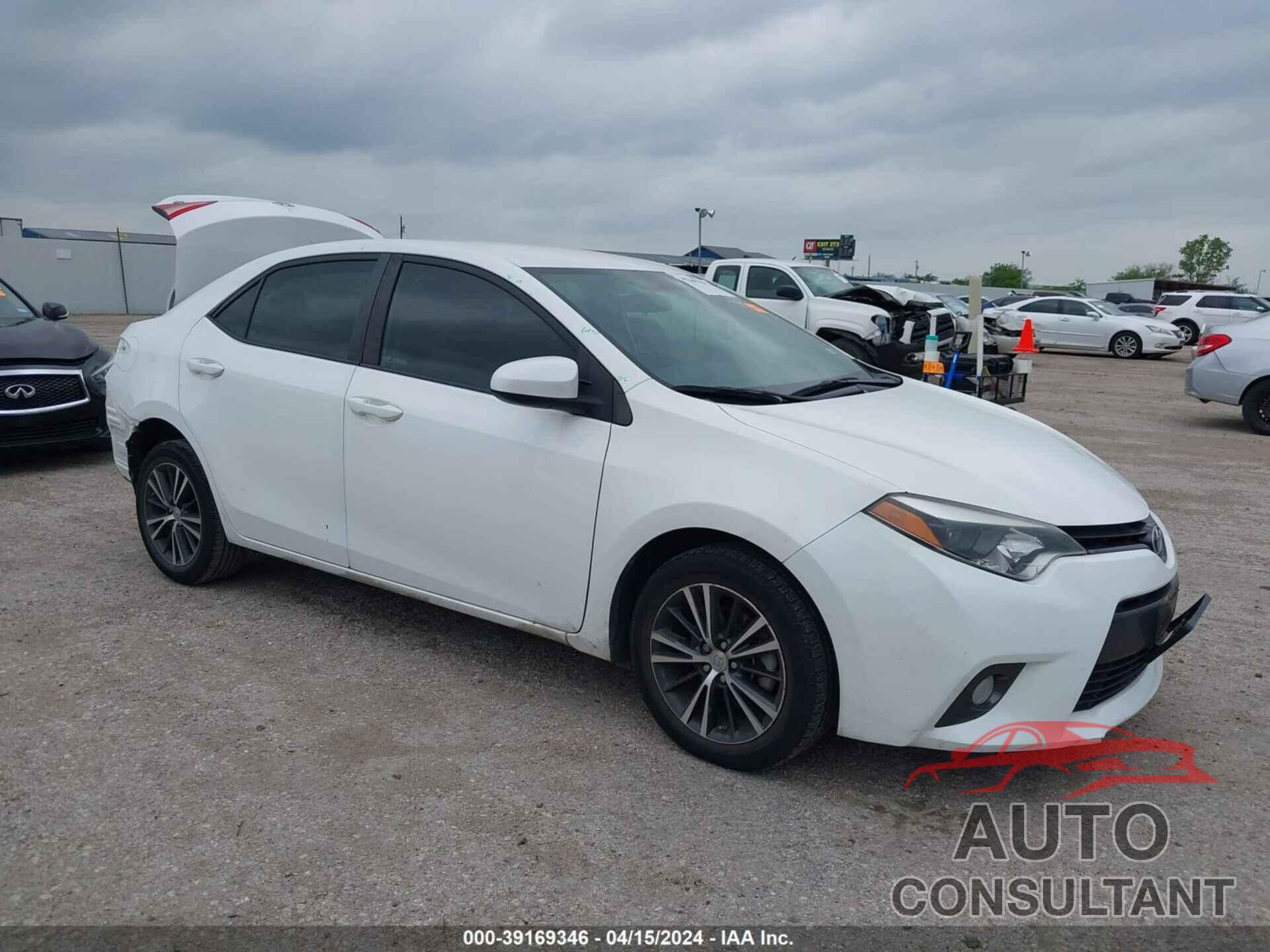 TOYOTA COROLLA 2016 - 5YFBURHE8GP537894