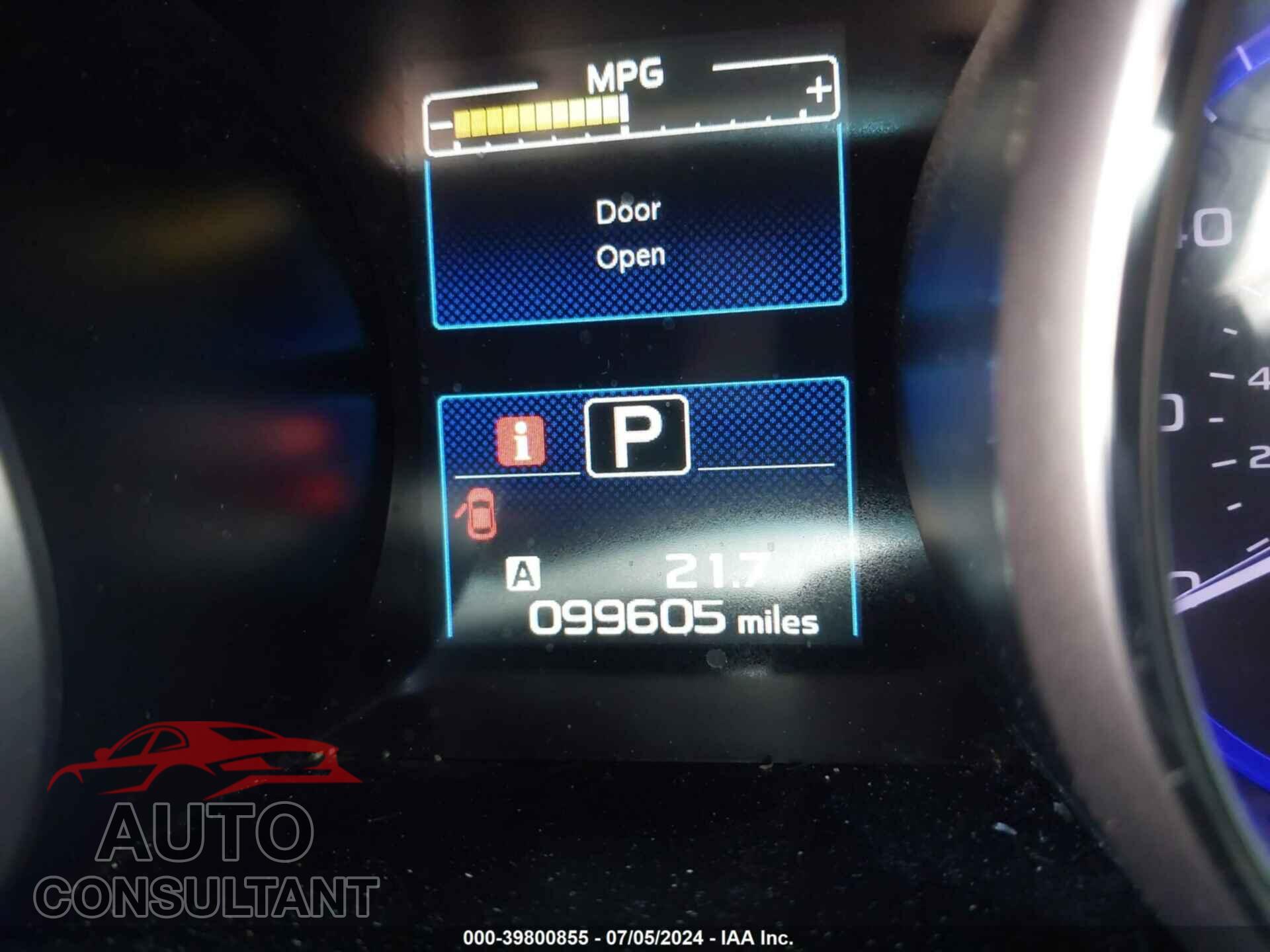 SUBARU OUTBACK 2017 - 4S4BSACC6H3414145