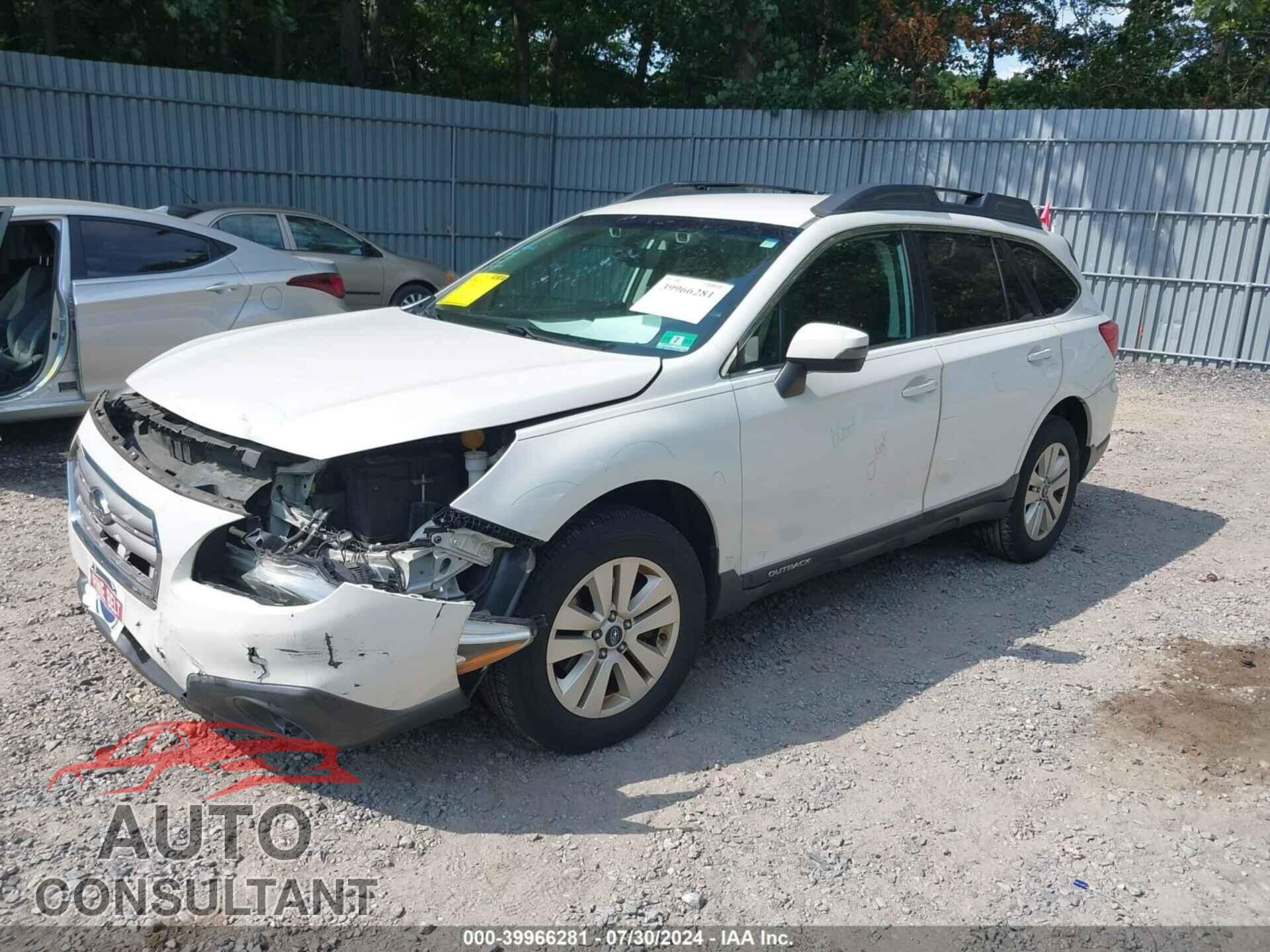 SUBARU OUTBACK 2017 - 4S4BSAFC5H3204762