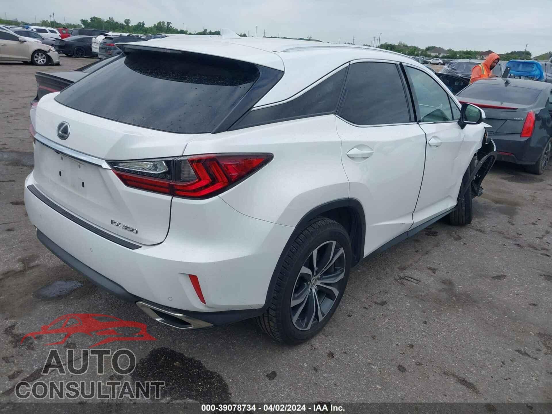 LEXUS RX 2017 - 2T2ZZMCA3HC064183