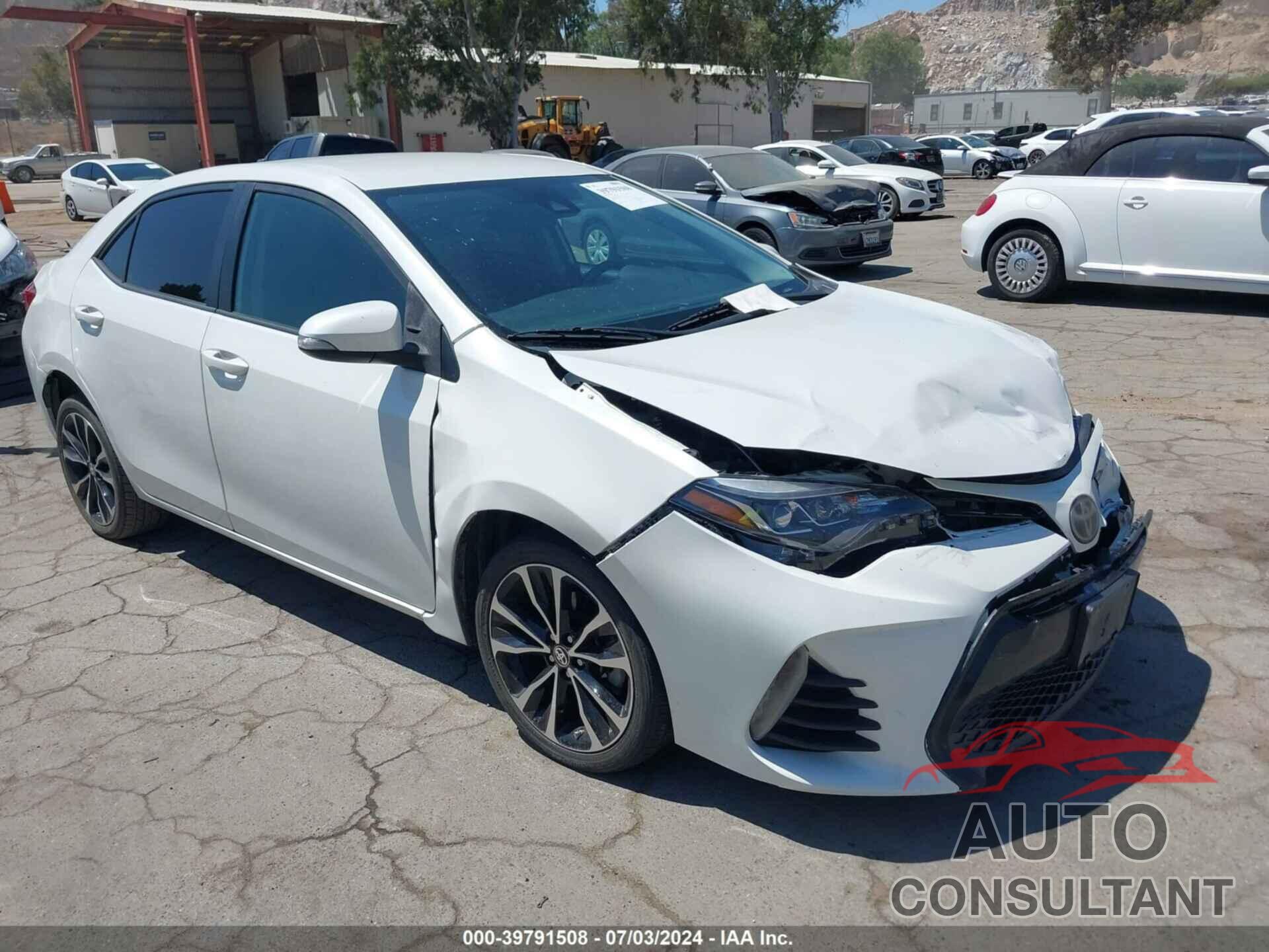 TOYOTA COROLLA 2019 - 5YFBURHE8KP908268