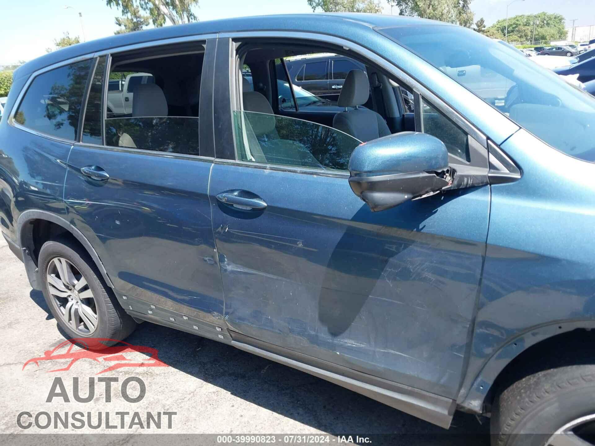 HONDA PILOT 2017 - 5FNYF5H32HB042132