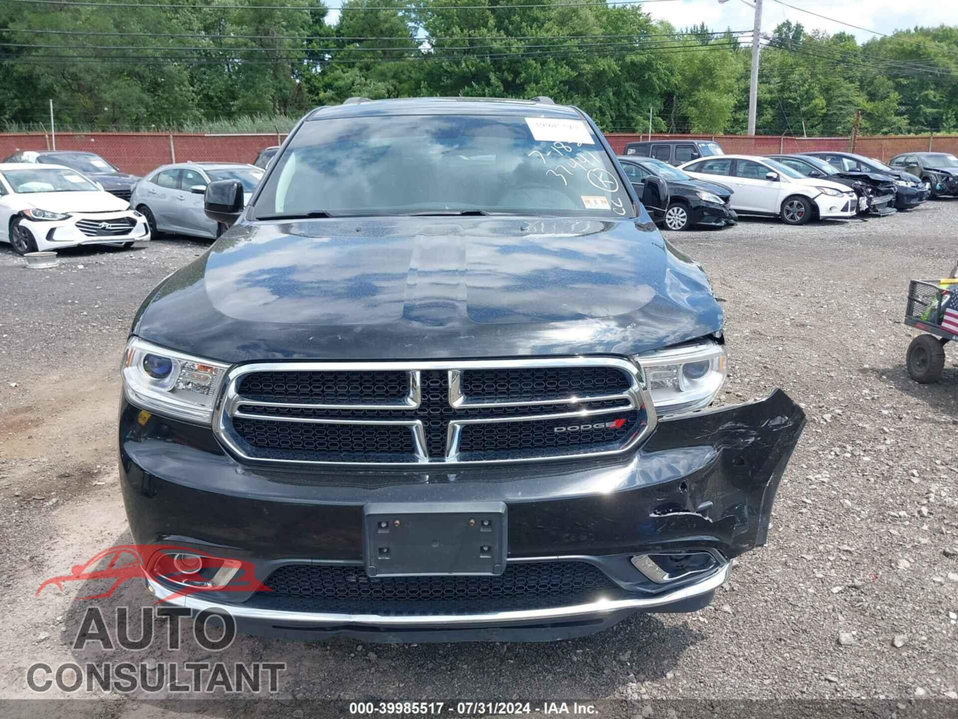DODGE DURANGO 2017 - 1C4RDJAG2HC937441