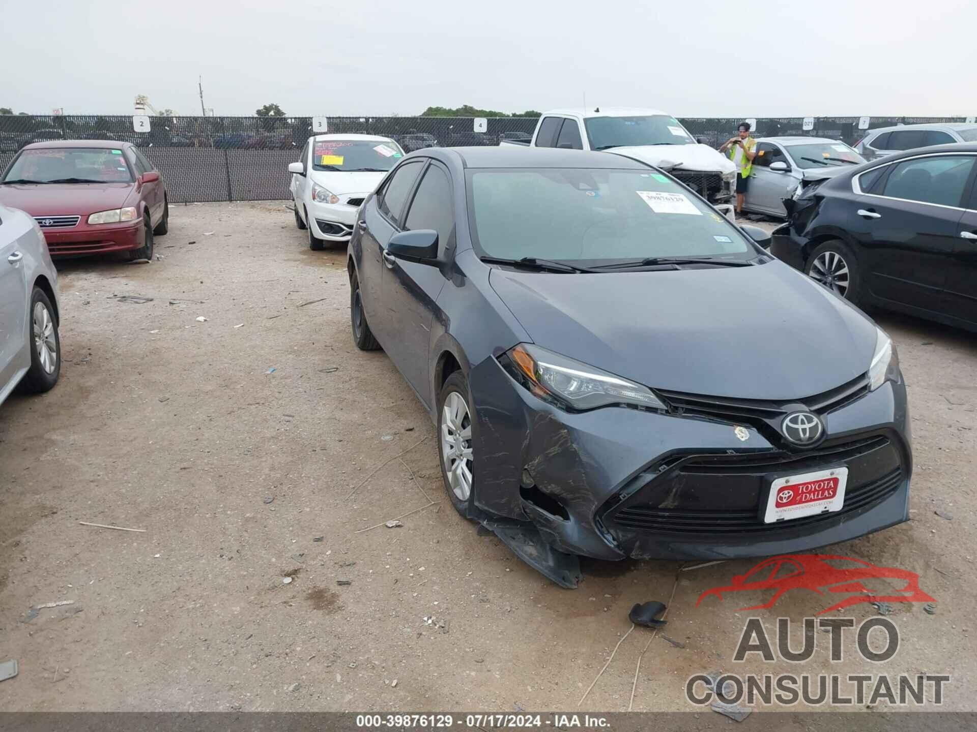 TOYOTA COROLLA 2019 - 5YFBURHE0KP949333