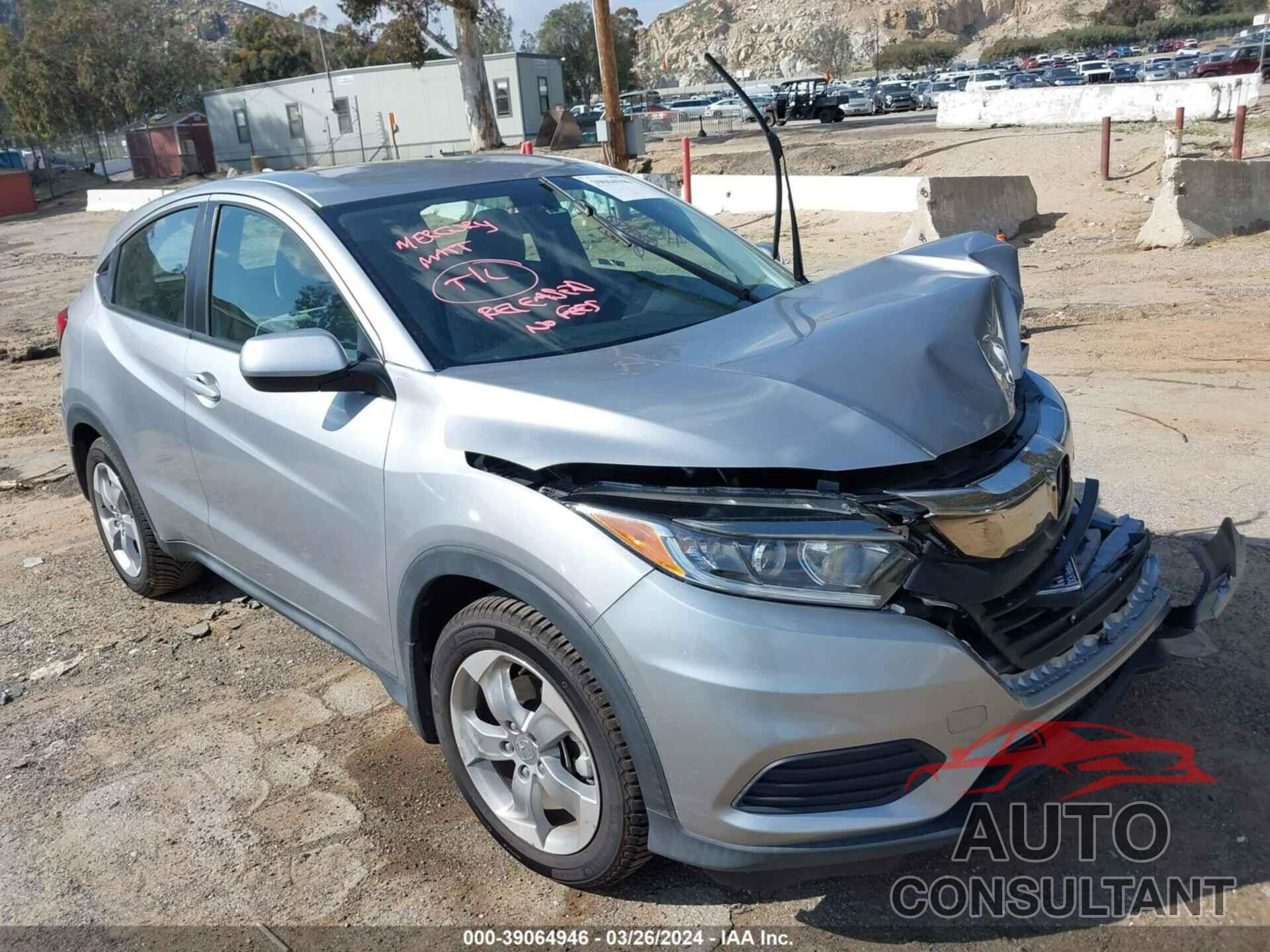 HONDA HR-V 2019 - 3CZRU5H37KG710805