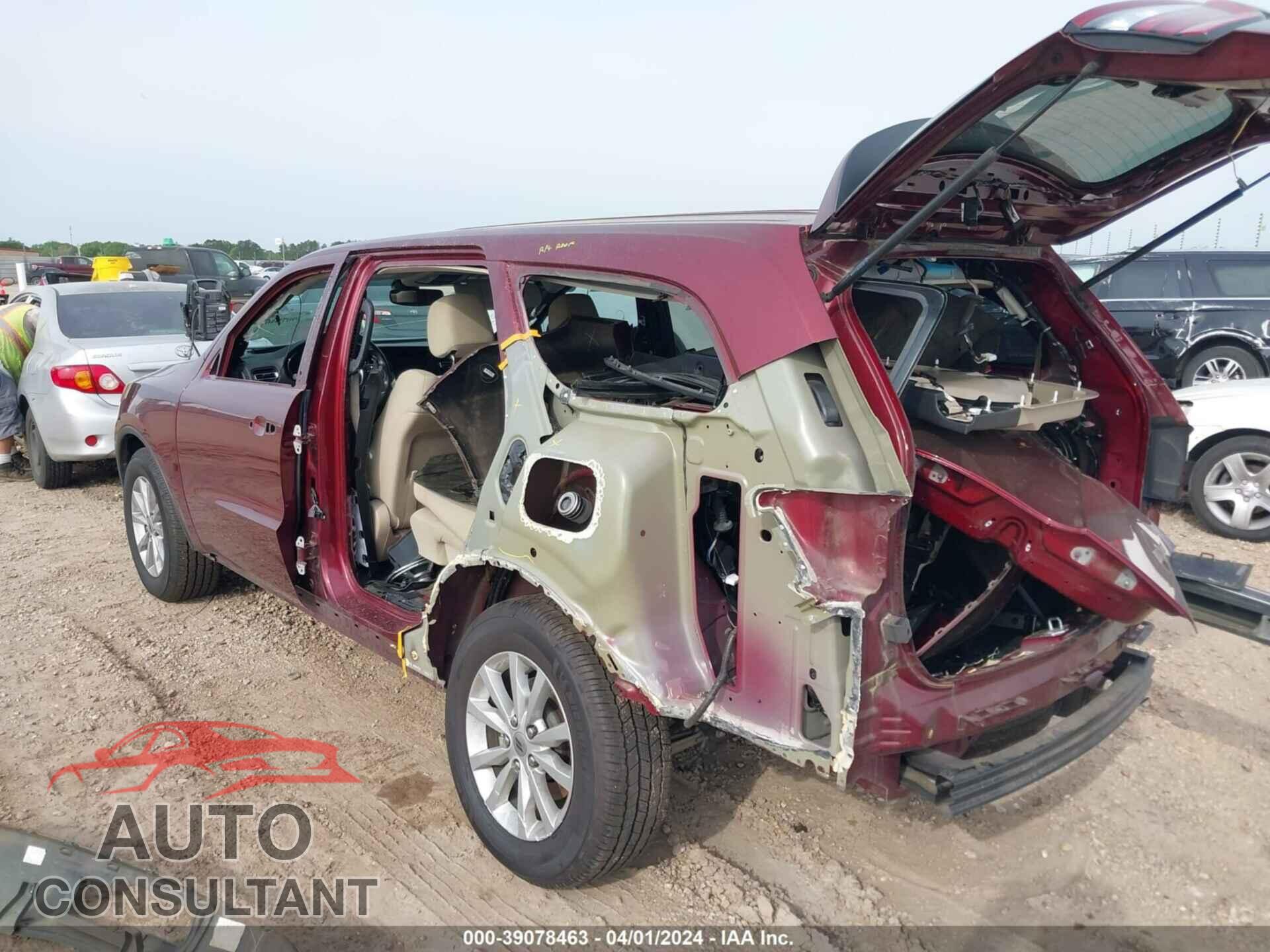 DODGE DURANGO 2021 - 1C4RDHAG9MC641223