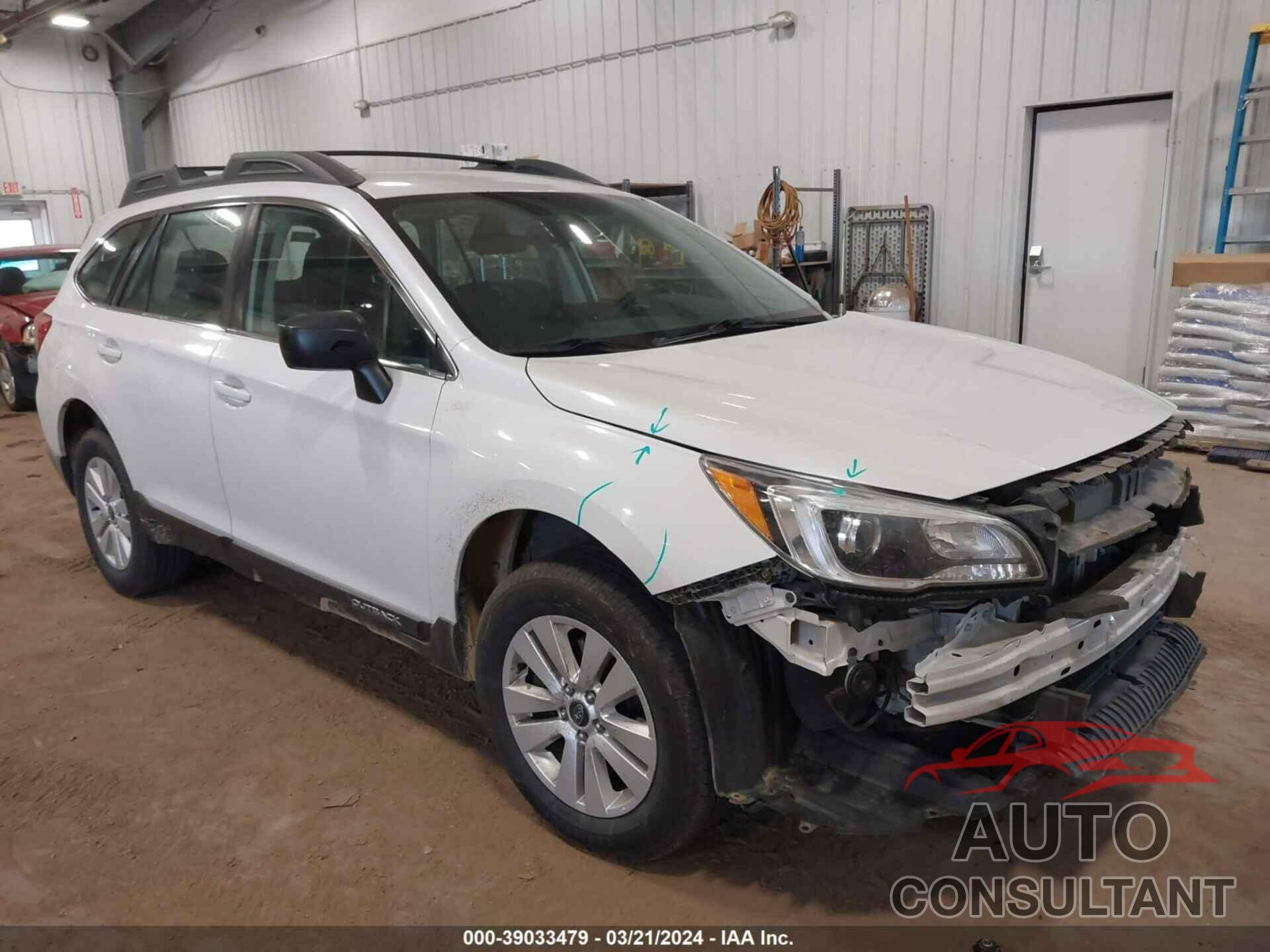 SUBARU OUTBACK 2017 - 4S4BSAAC6H3369727
