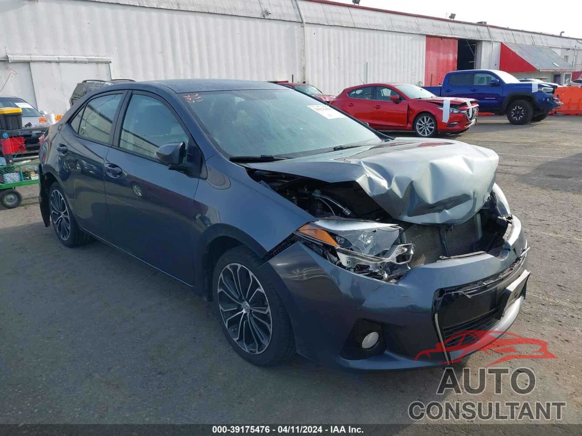 TOYOTA COROLLA 2016 - 2T1BURHE0GC526162